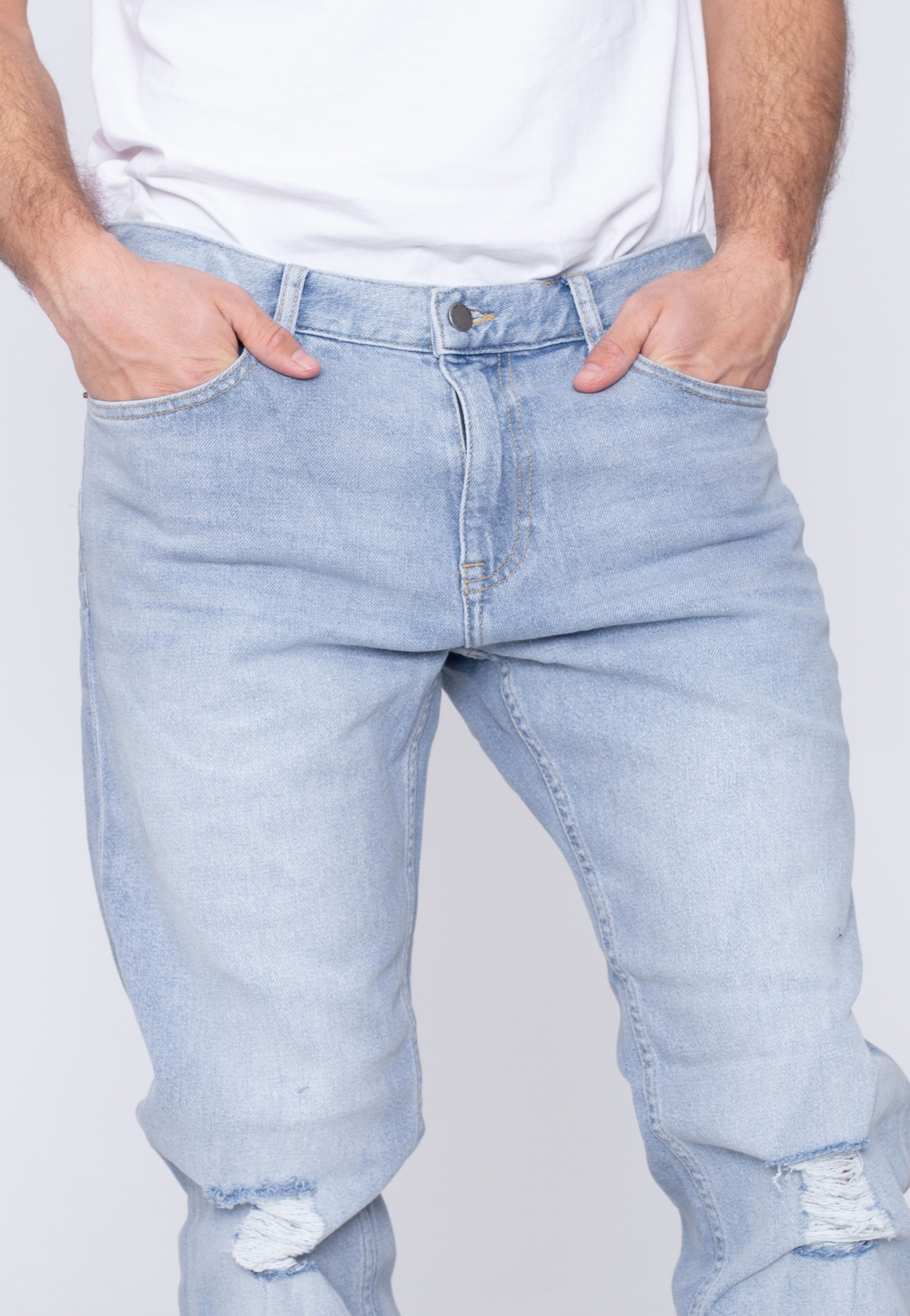 Dr. Denim - Clark Brook Pale Blue Ripped - Jeans | Men-Image