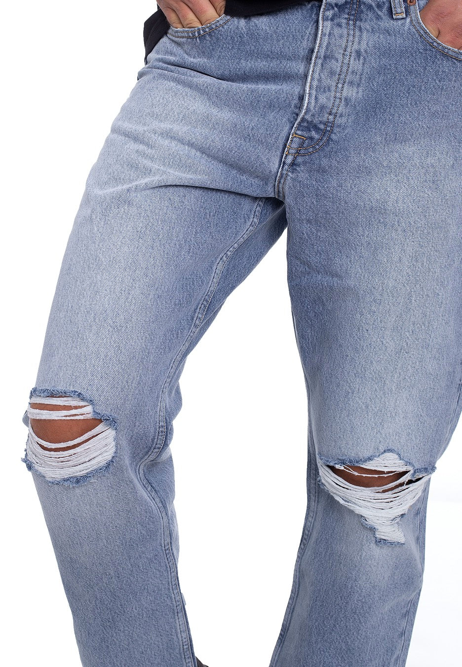 Dr. Denim - Dash Stone Cast Blue Ripped - Jeans | Men-Image