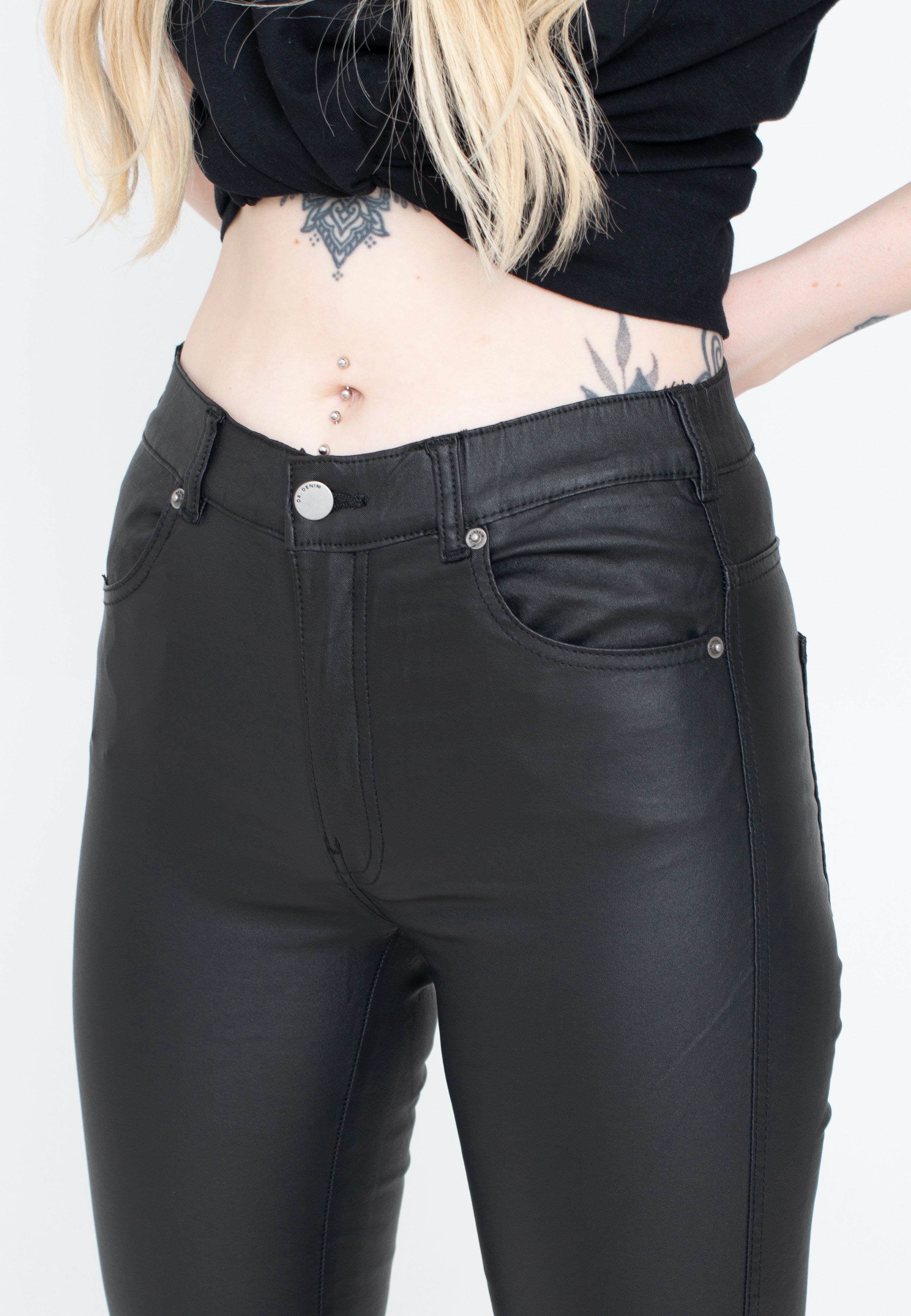 Dr. Denim - Lexy Black Metal - Jeggings | Women-Image