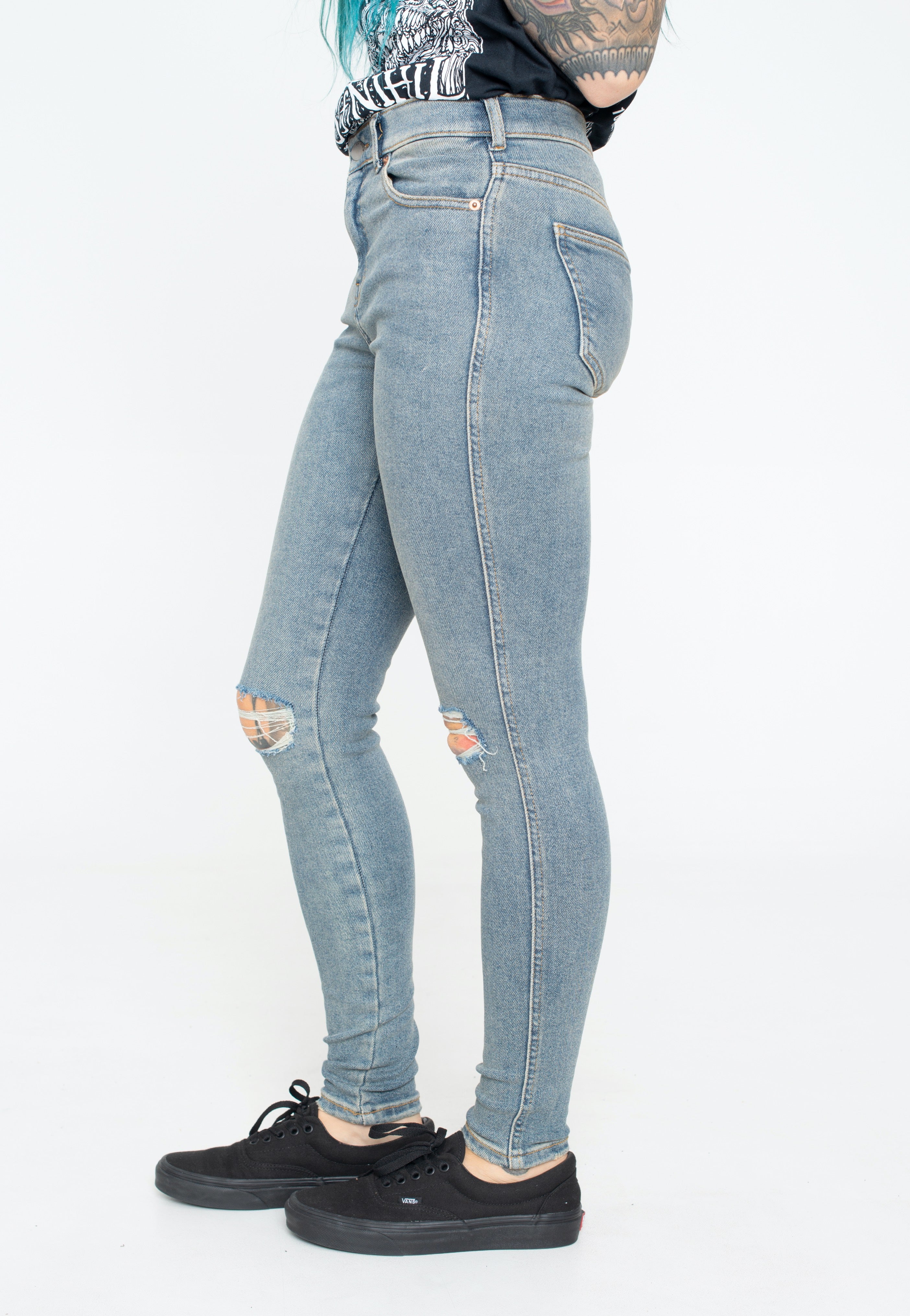 Dr. Denim - Lexy Cape Mid Dirt Ripped - Jeans | Women-Image