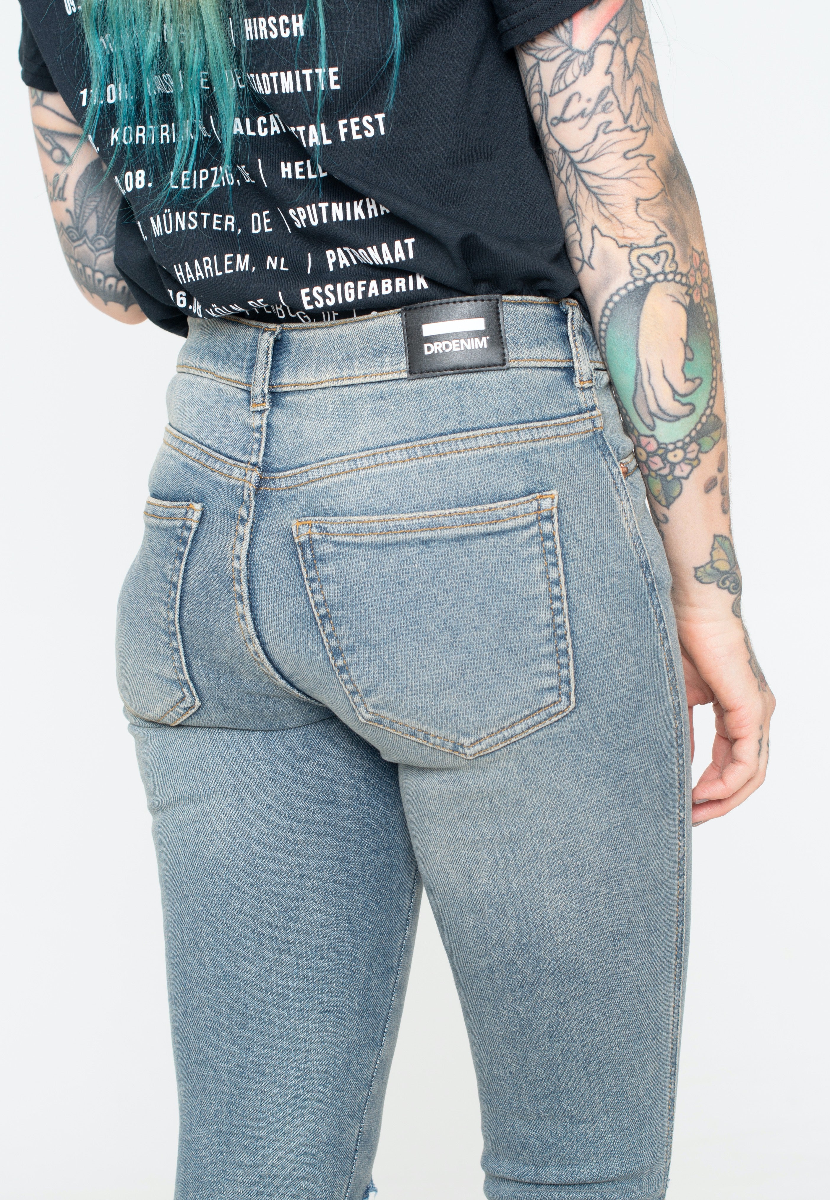 Dr. Denim - Lexy Cape Mid Dirt Ripped - Jeans | Women-Image