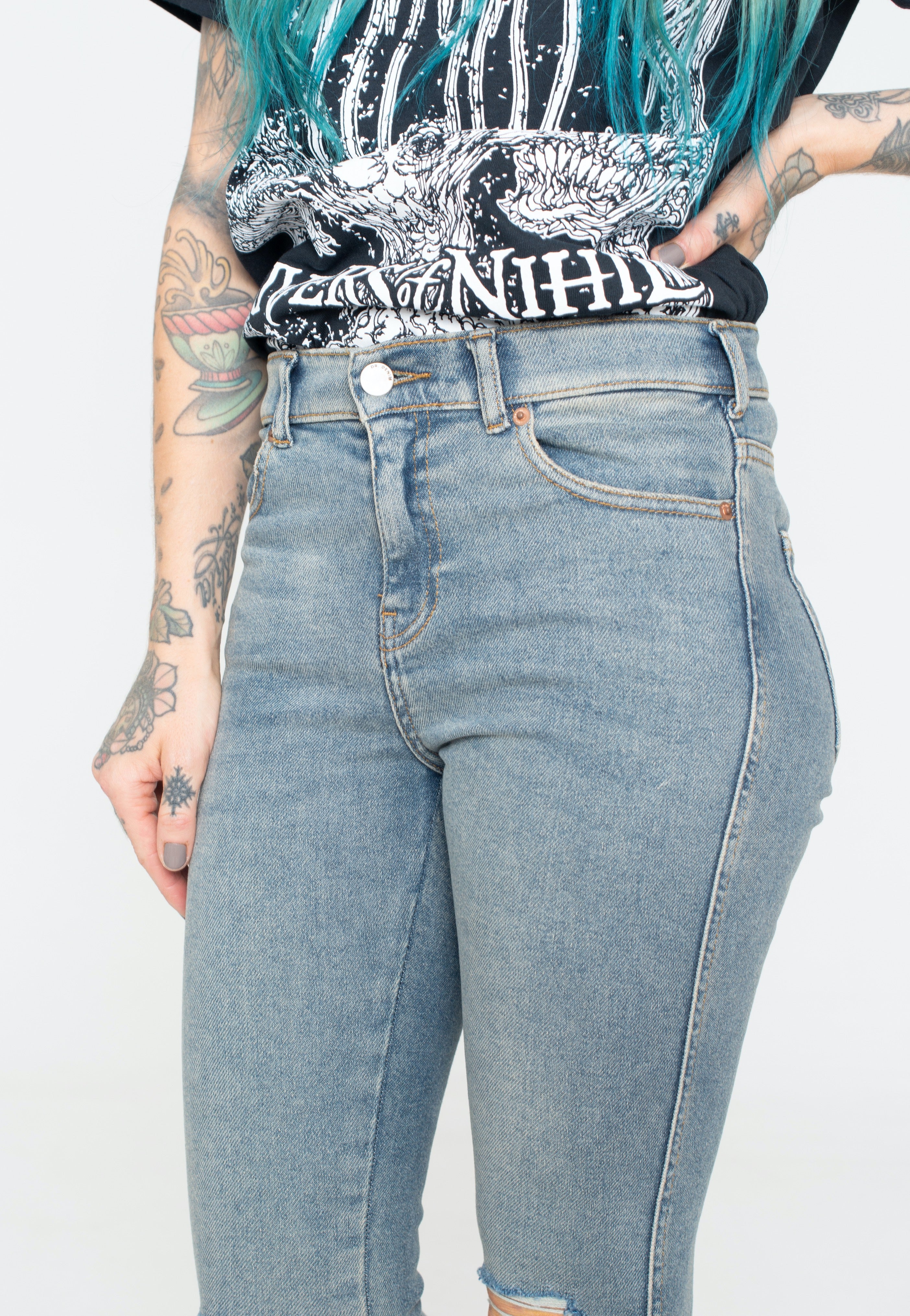 Dr. Denim - Lexy Cape Mid Dirt Ripped - Jeans | Women-Image