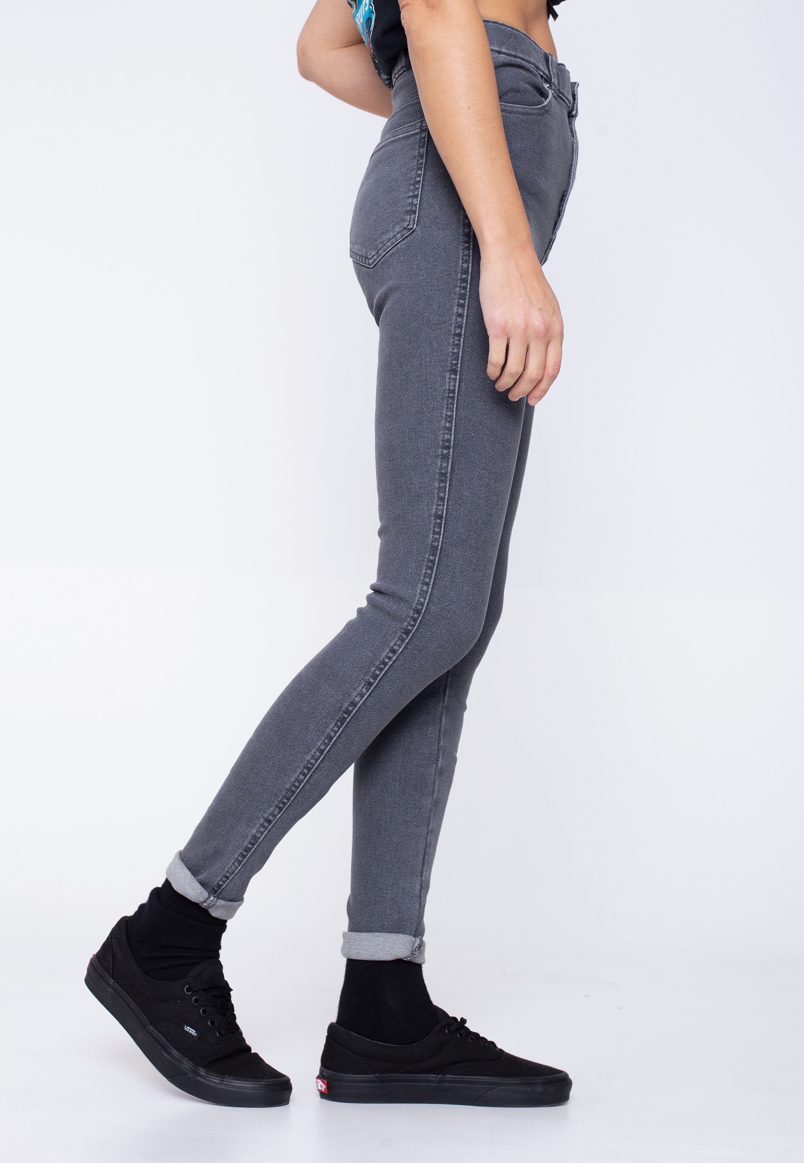 Dr. Denim - Moxy Moonstone Dark Grey - Jeggings | Women-Image