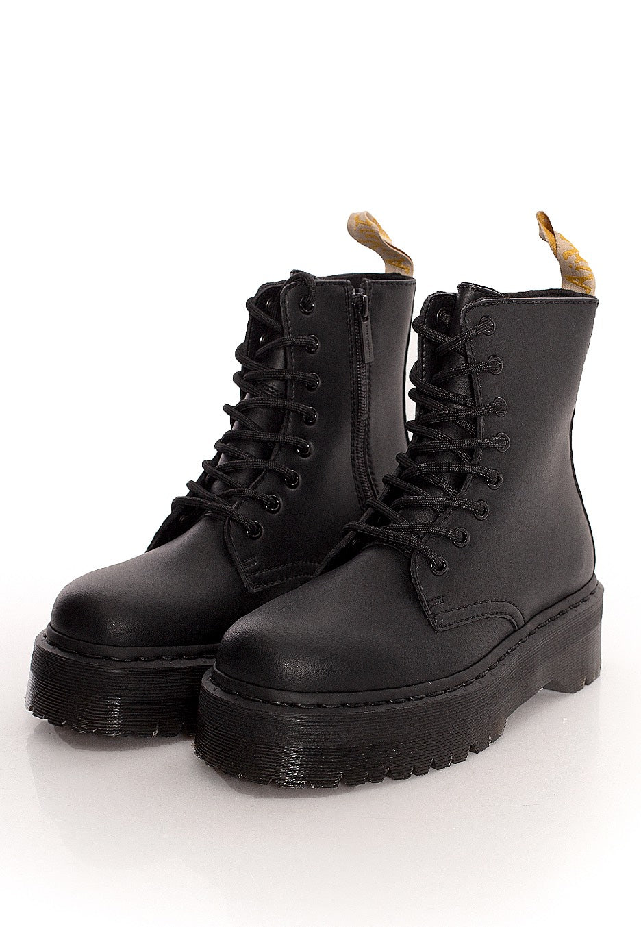 Dr. Martens - Vegan Jadon II Mono Black Felix Rub Off Black - Shoes | Men-Image