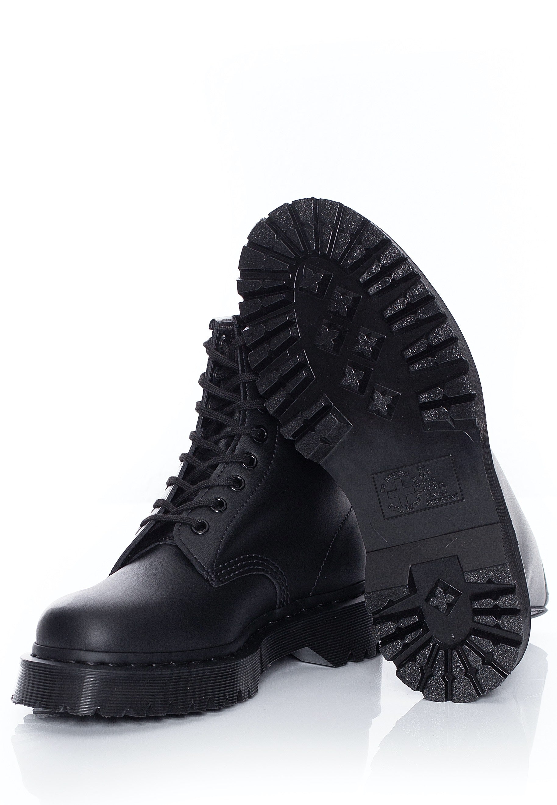 Dr. Martens - Vegan 1460 Bex Mono Black Felix Rub Off - Shoes | Men-Image