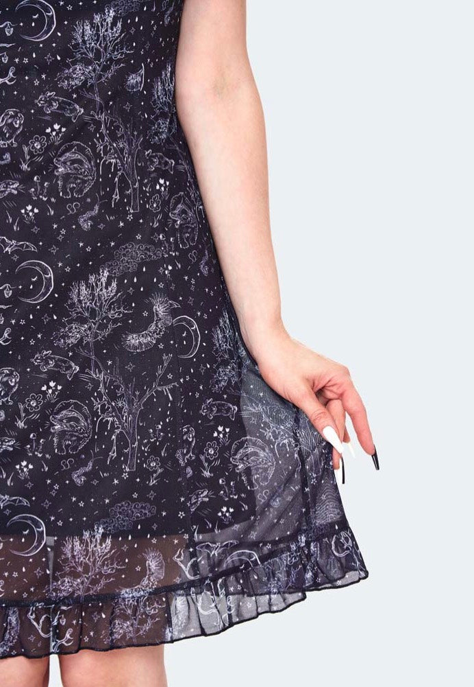 Jawbreaker - Night Forest Print Black - Dress | Women-Image