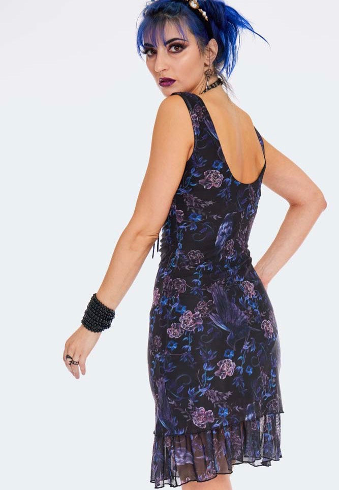 Jawbreaker - Night Crow Printed - Dress | Women-Image