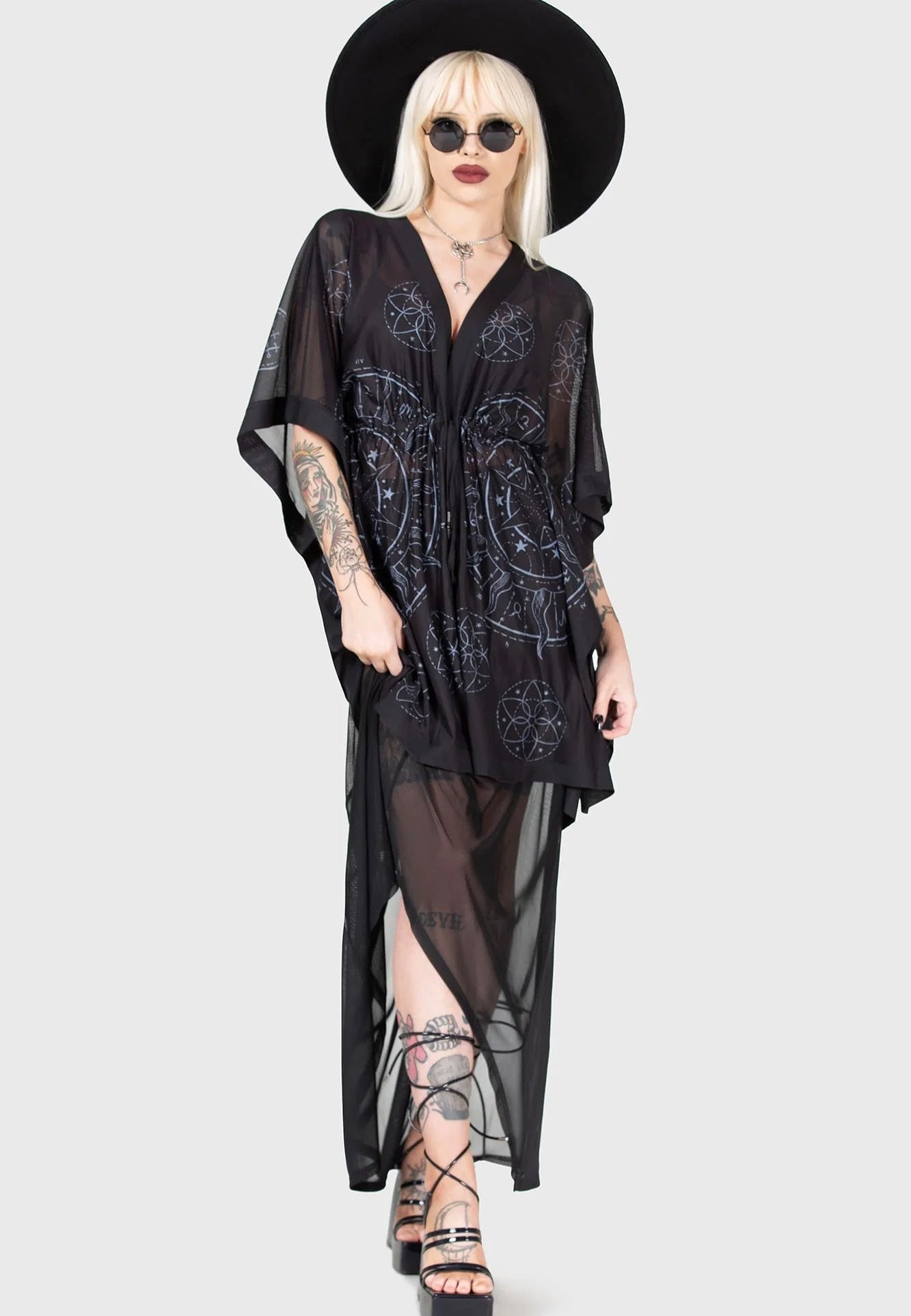 Killstar - Draconia Black - Kimono | Women-Image