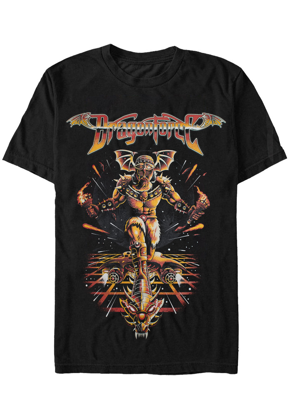 DragonForce - Viking Guitar Surfer - T-Shirt | Neutral-Image