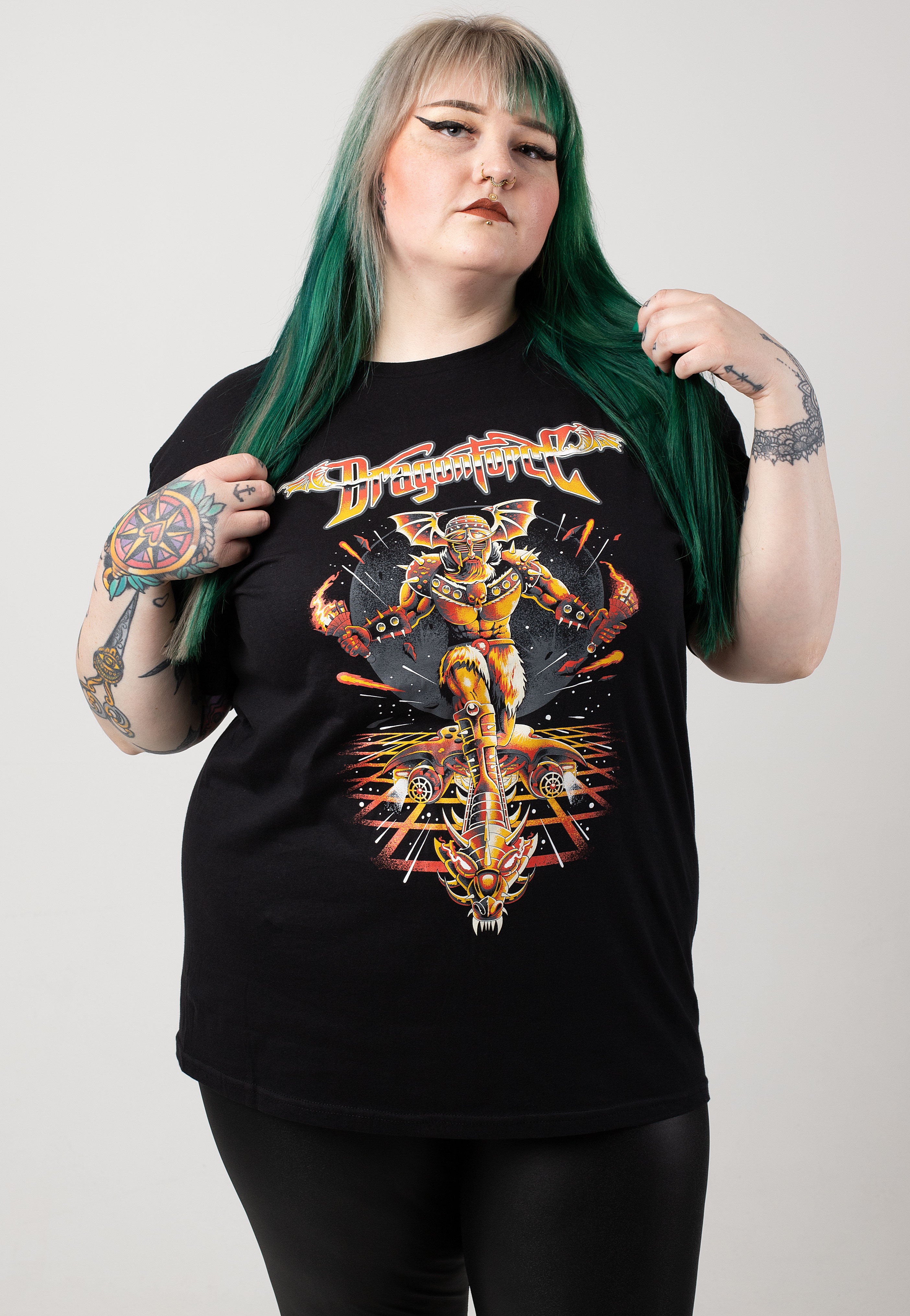 DragonForce - Viking Guitar Surfer - T-Shirt | Women-Image