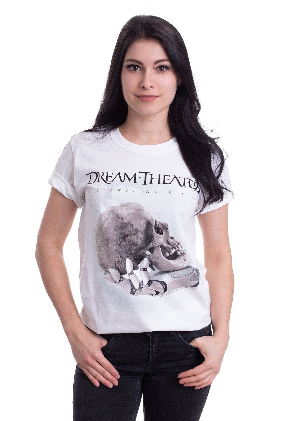 Dream Theater - Distance Over Time (Cover) White - T-Shirt | Women-Image