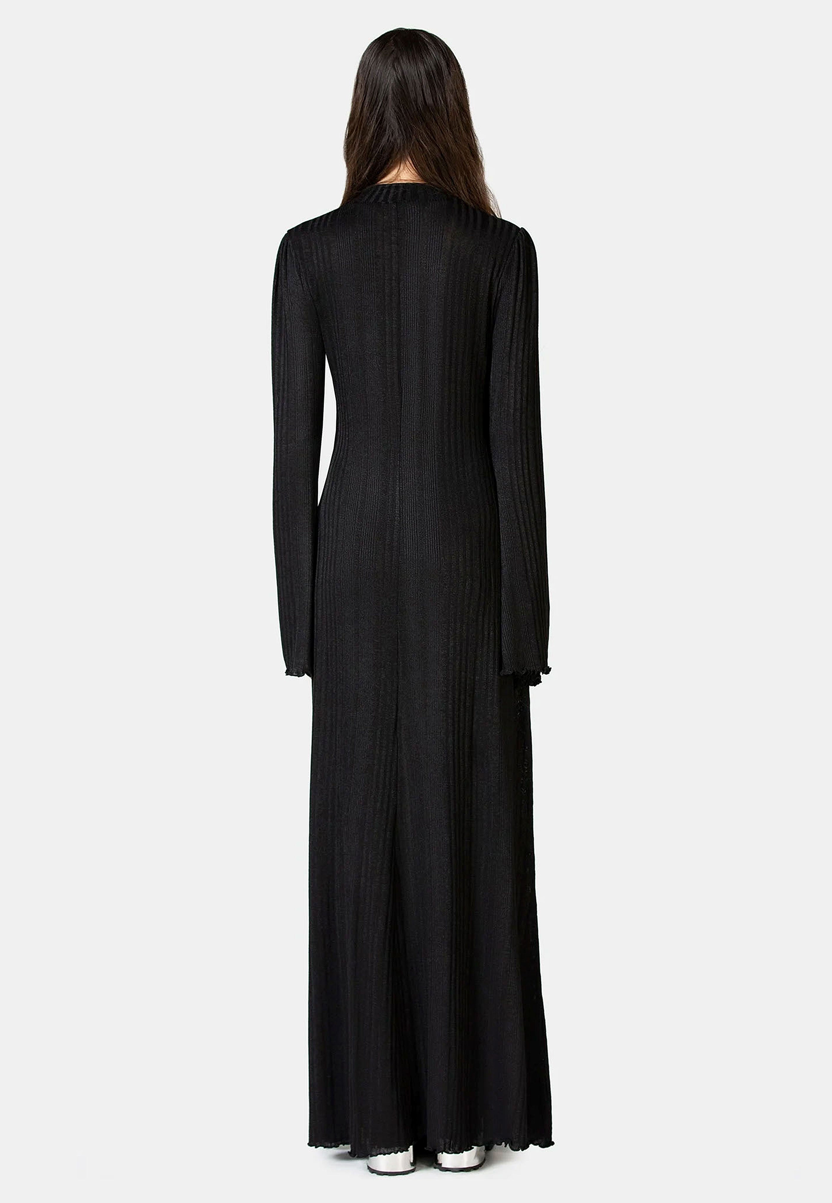 Killstar x Kihilist - Drenched Grief Maxi Black - Dress | Women-Image