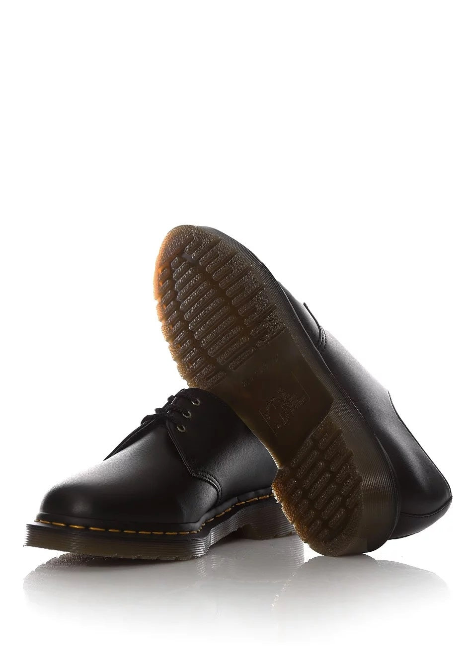 Dr. Martens - Vegan 1461 Black Felix Rub Off - Shoes | Men-Image