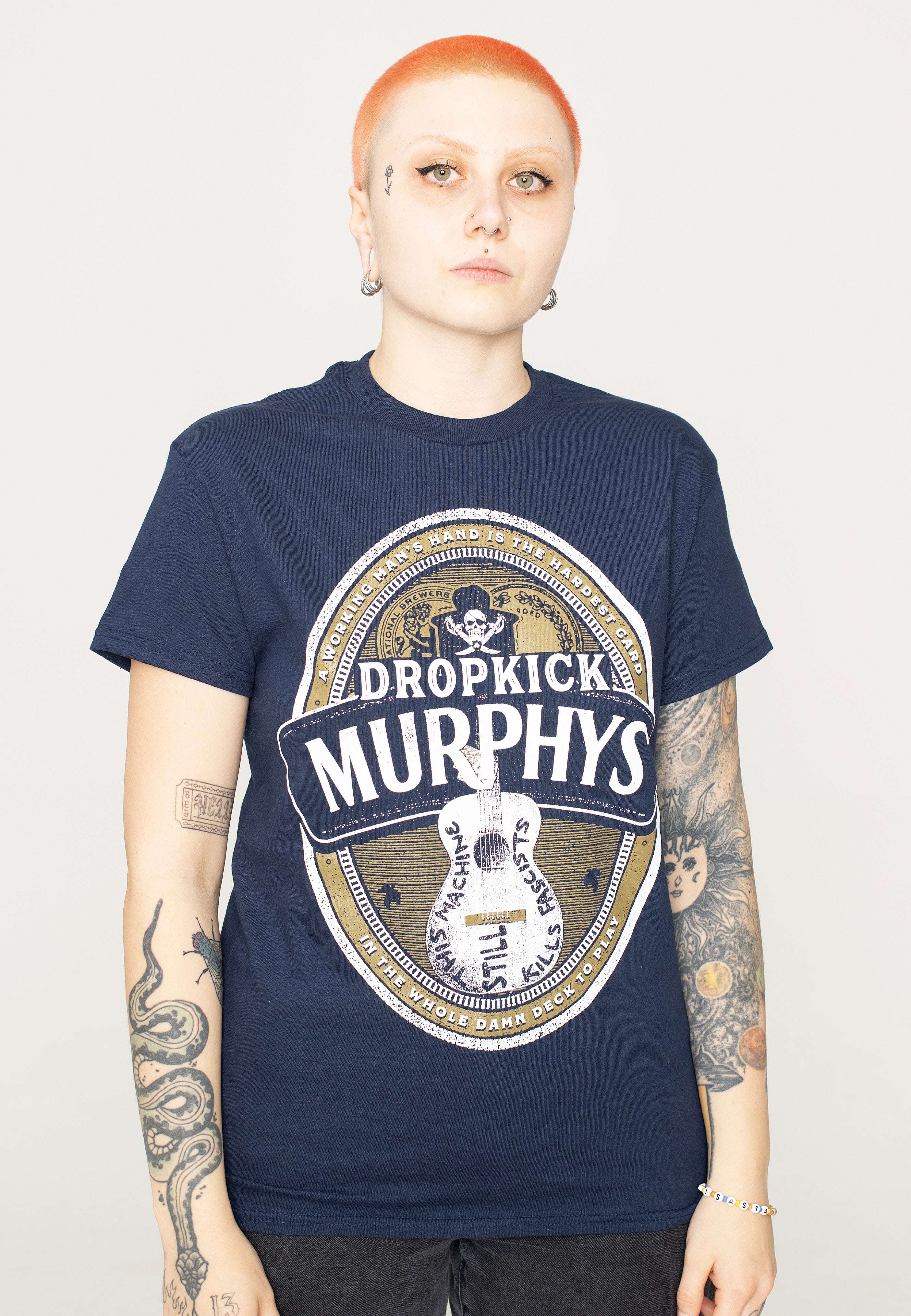 Dropkick Murphys - Beer Label Blue - T-Shirt | Women-Image