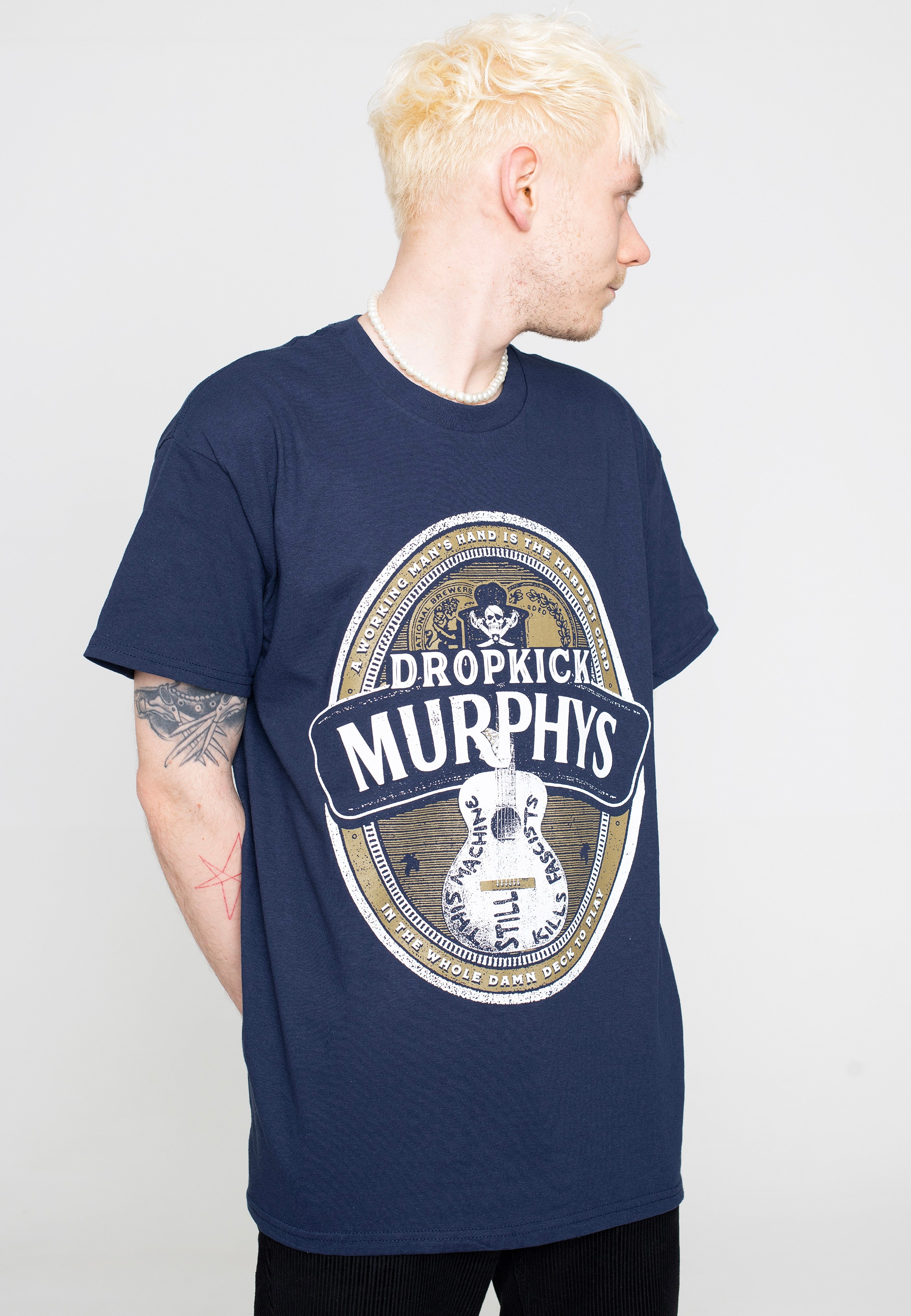 Dropkick Murphys - Beer Label Blue - T-Shirt | Men-Image