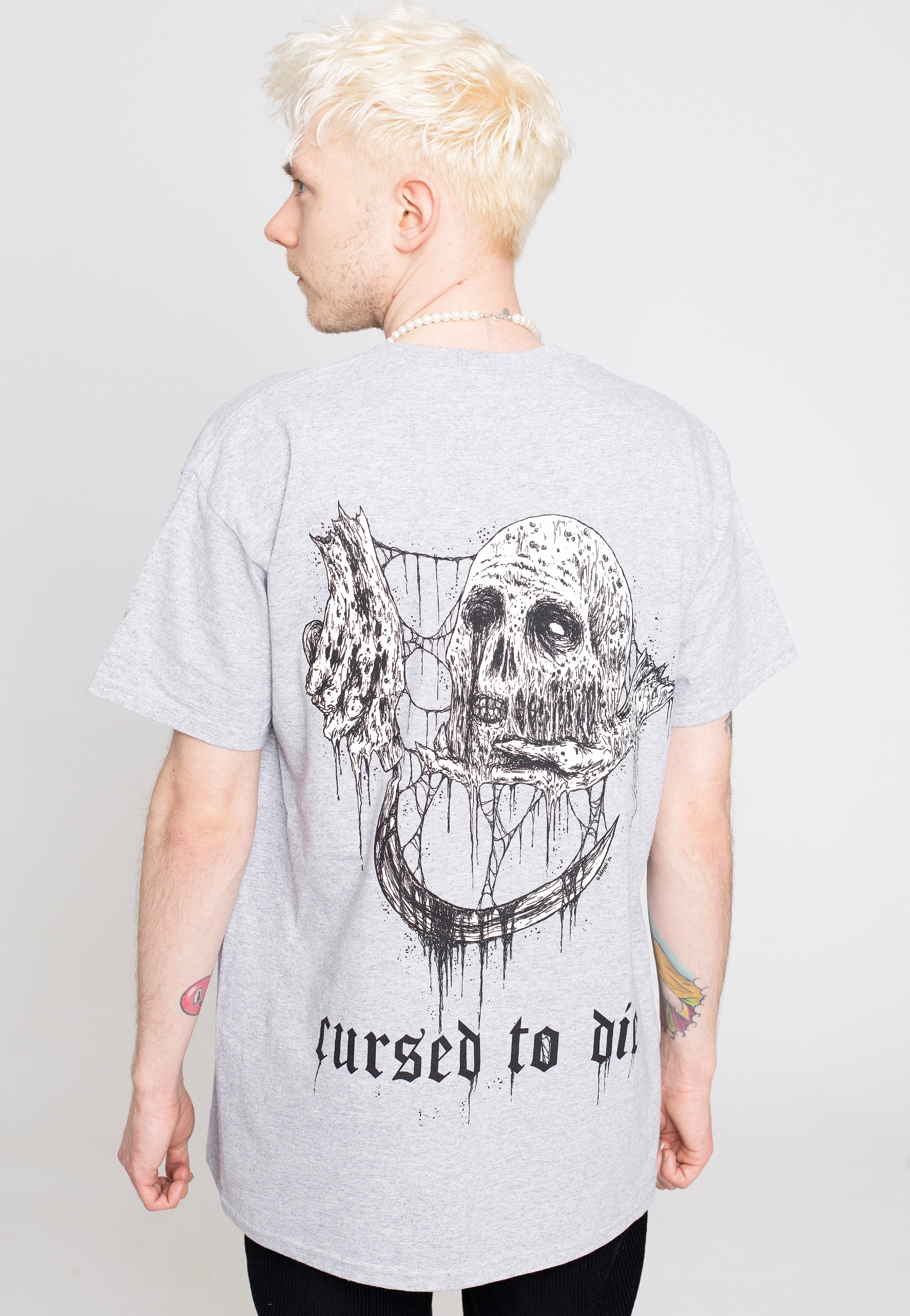 Lorna Shore - Cursed To Die Sportsgrey - T-Shirt | Men-Image