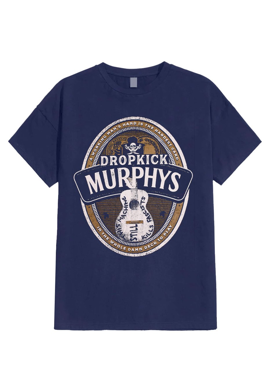 Dropkick Murphys - Beer Label Blue - T-Shirt | Neutral-Image