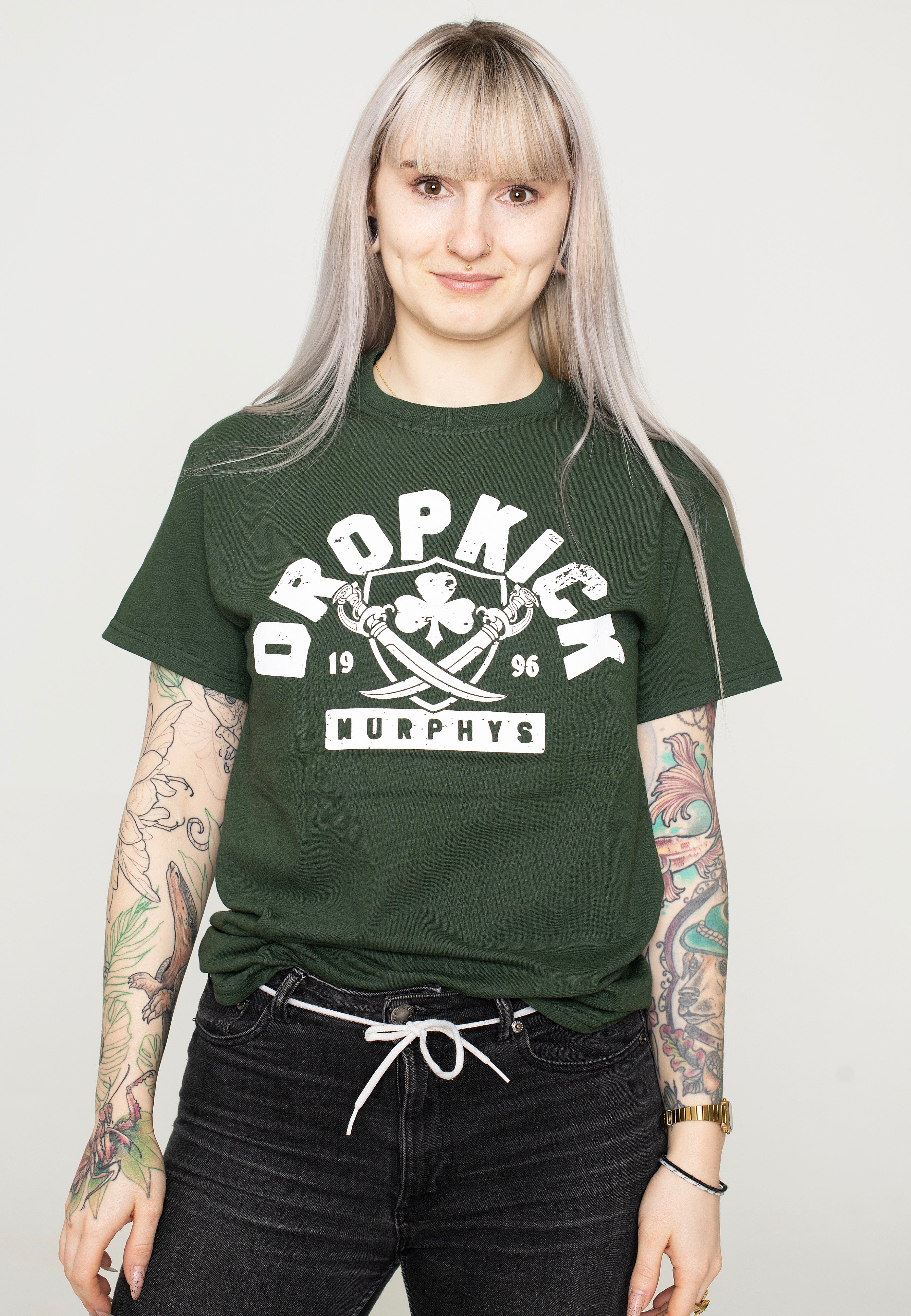 Dropkick Murphys - Bruin Badge Green - T-Shirt | Women-Image