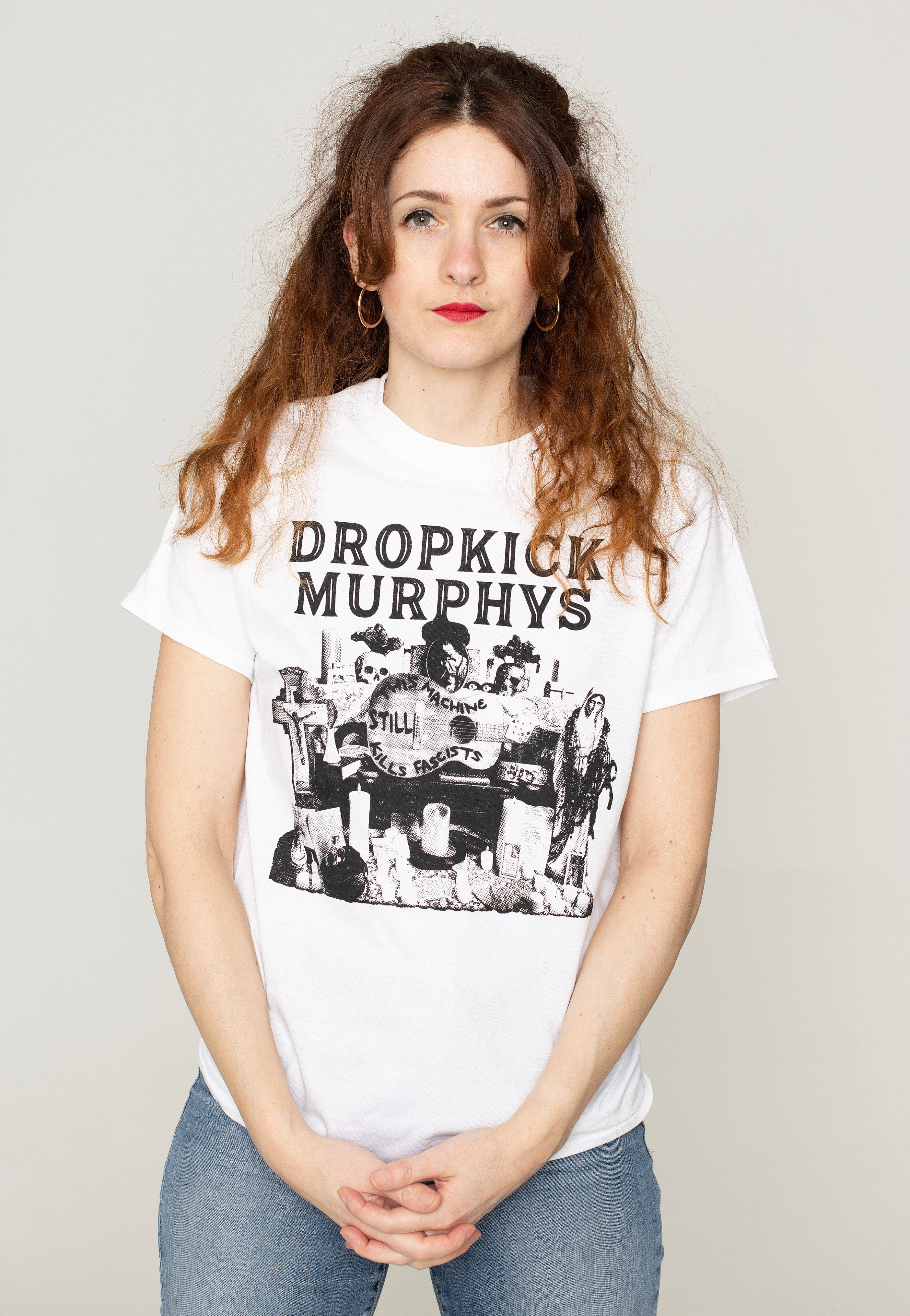 Dropkick Murphys - This Machine Still Kills Fascists Cover White - T-Shirt | Women-Image