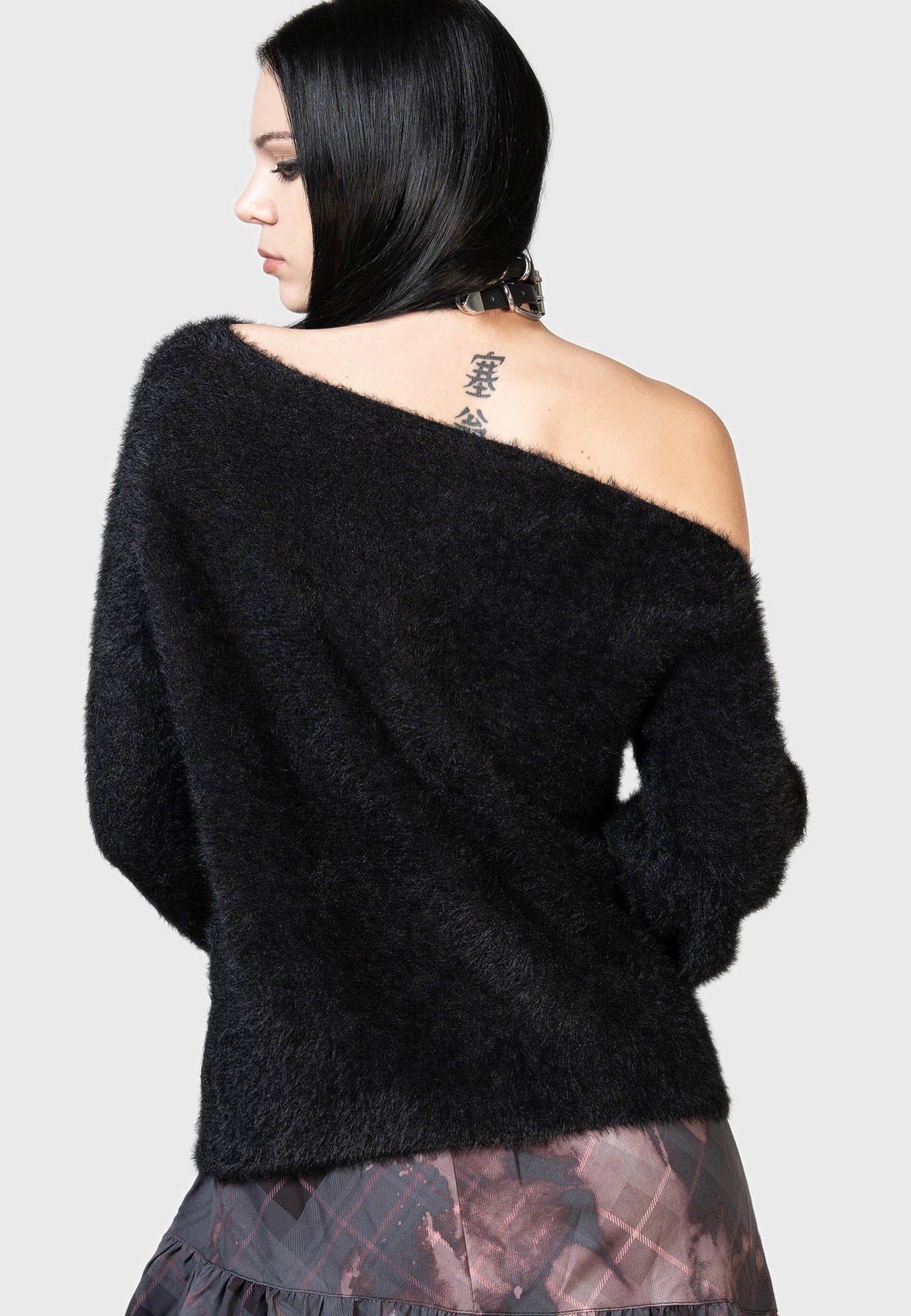 Killstar - Dryour Crop Black - Sweater | Women-Image