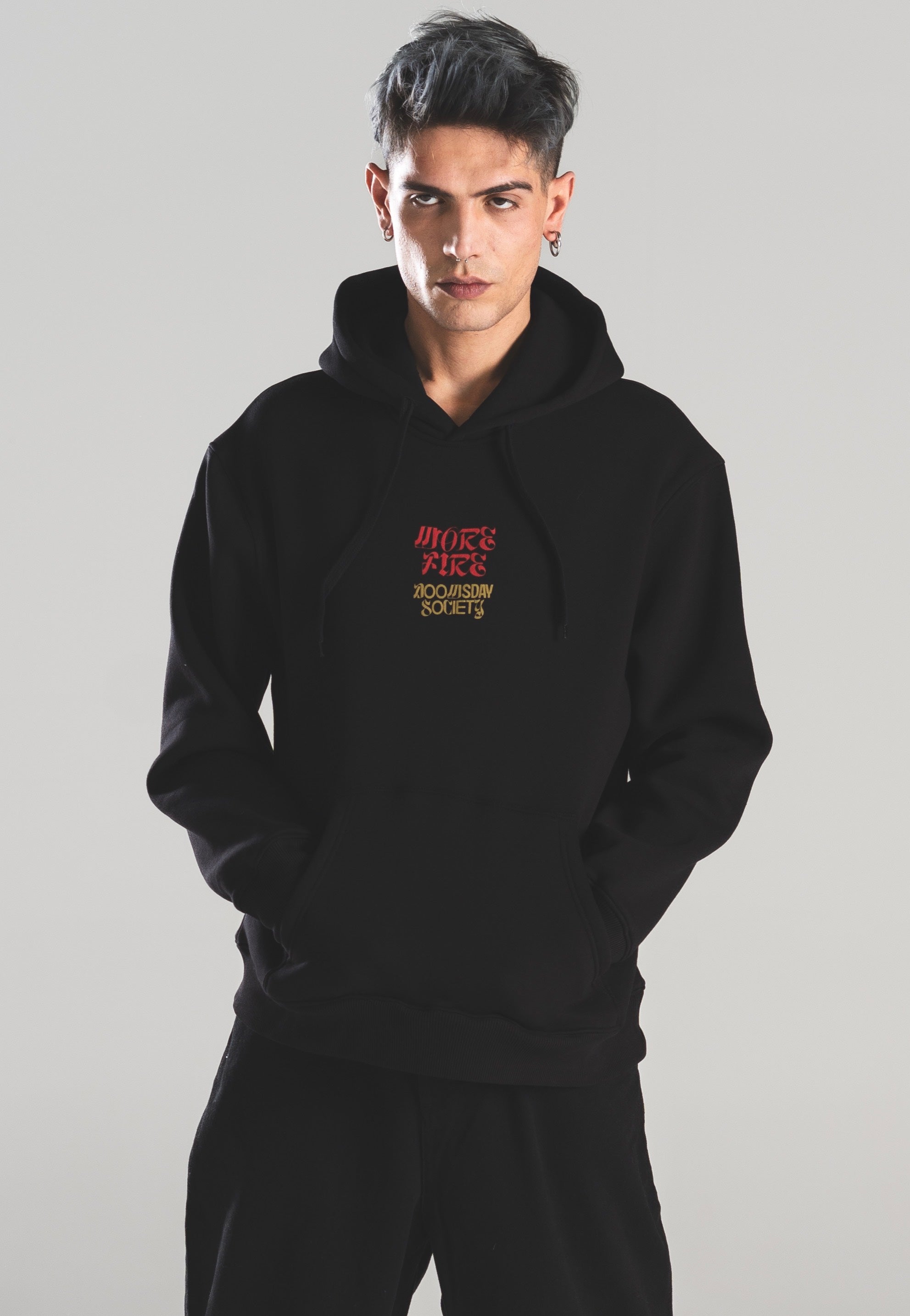 Doomsday Society - More Fire Black - Hoodie | Men-Image