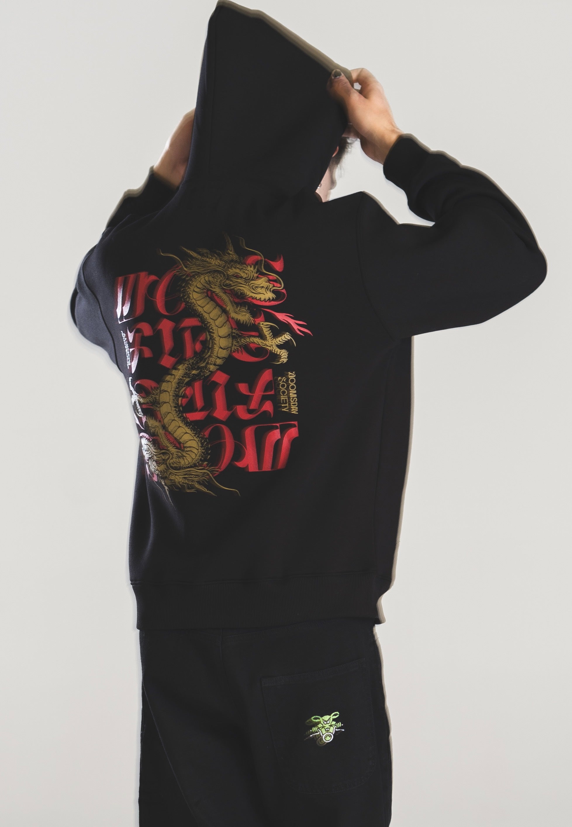 Doomsday Society - More Fire Black - Hoodie | Men-Image