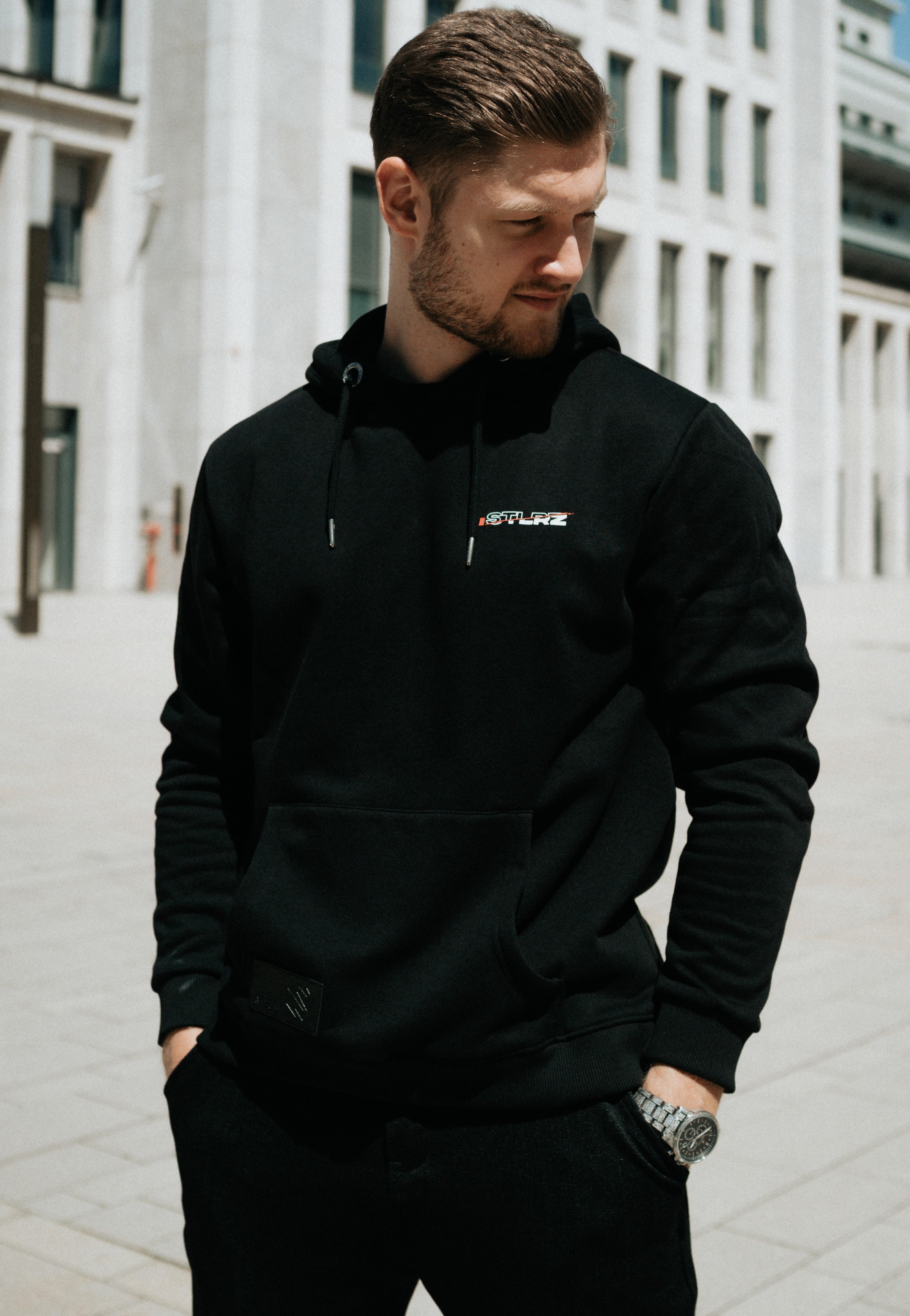 STLRZ - Never Give Up - Hoodie | Men-Image