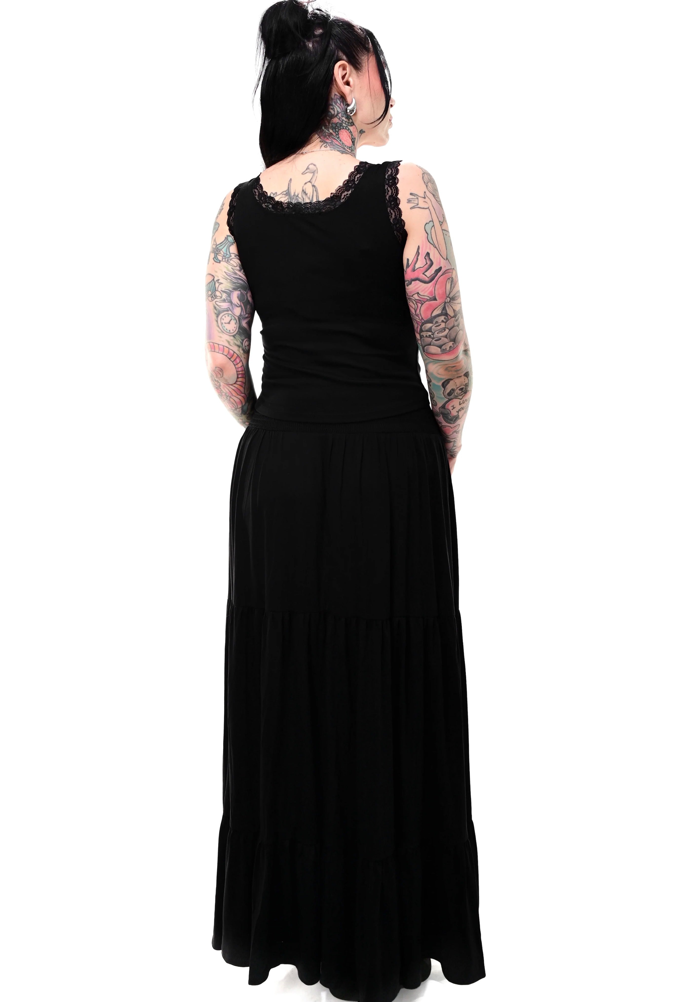 Foxblood - Savannah Maxi Black - Skirt | Women-Image