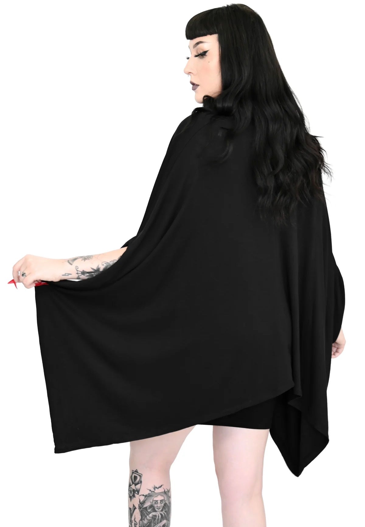 Foxblood - Batty Oversized Black - Cardigan | Women-Image