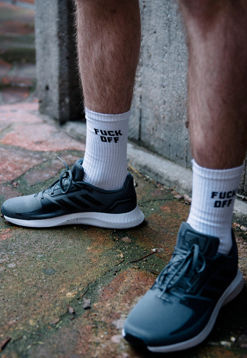 Dancitee - Fuck Off White - Socks | Neutral-Image