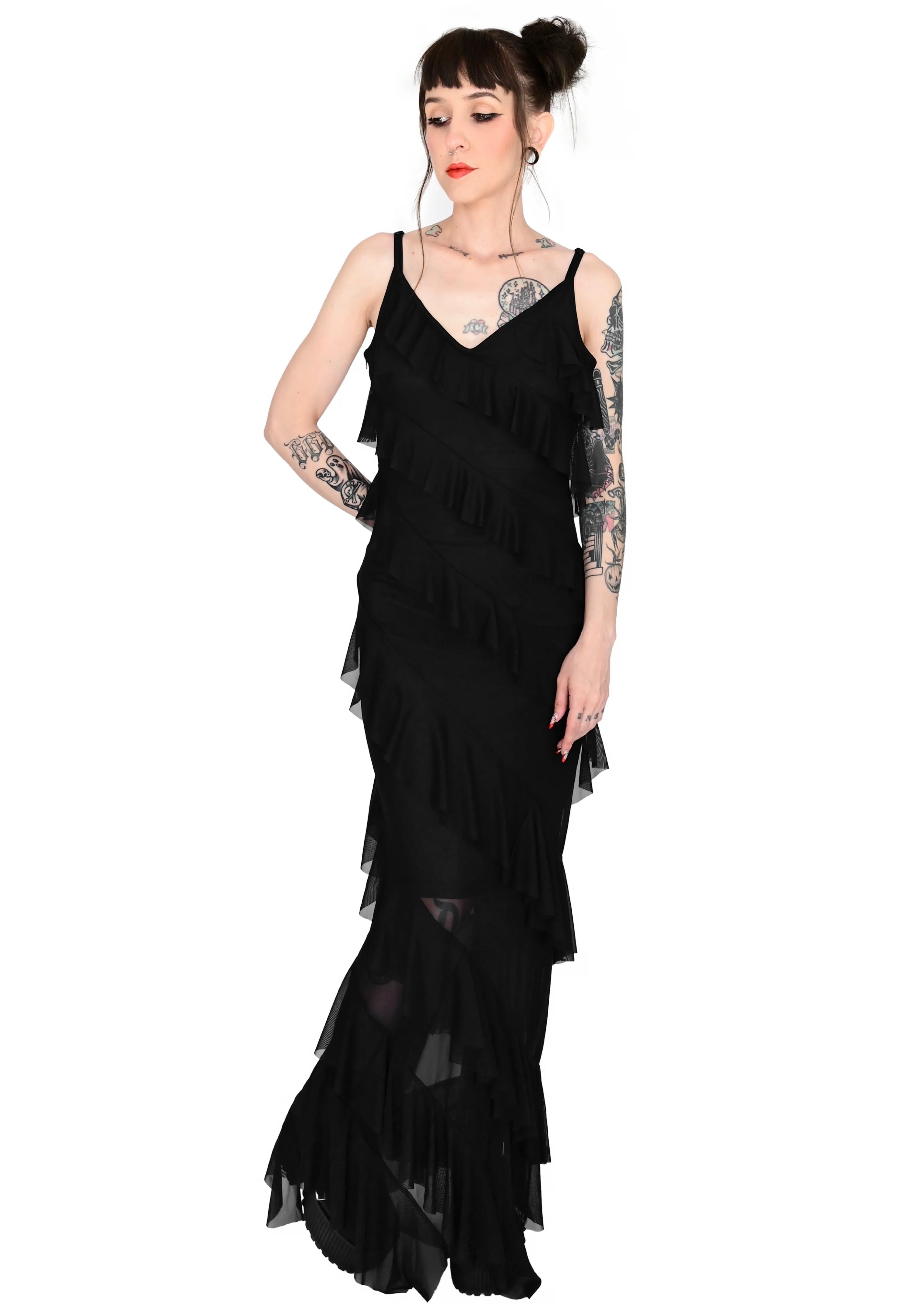 Foxblood - Sofia Maxi Black - Dress | Women-Image