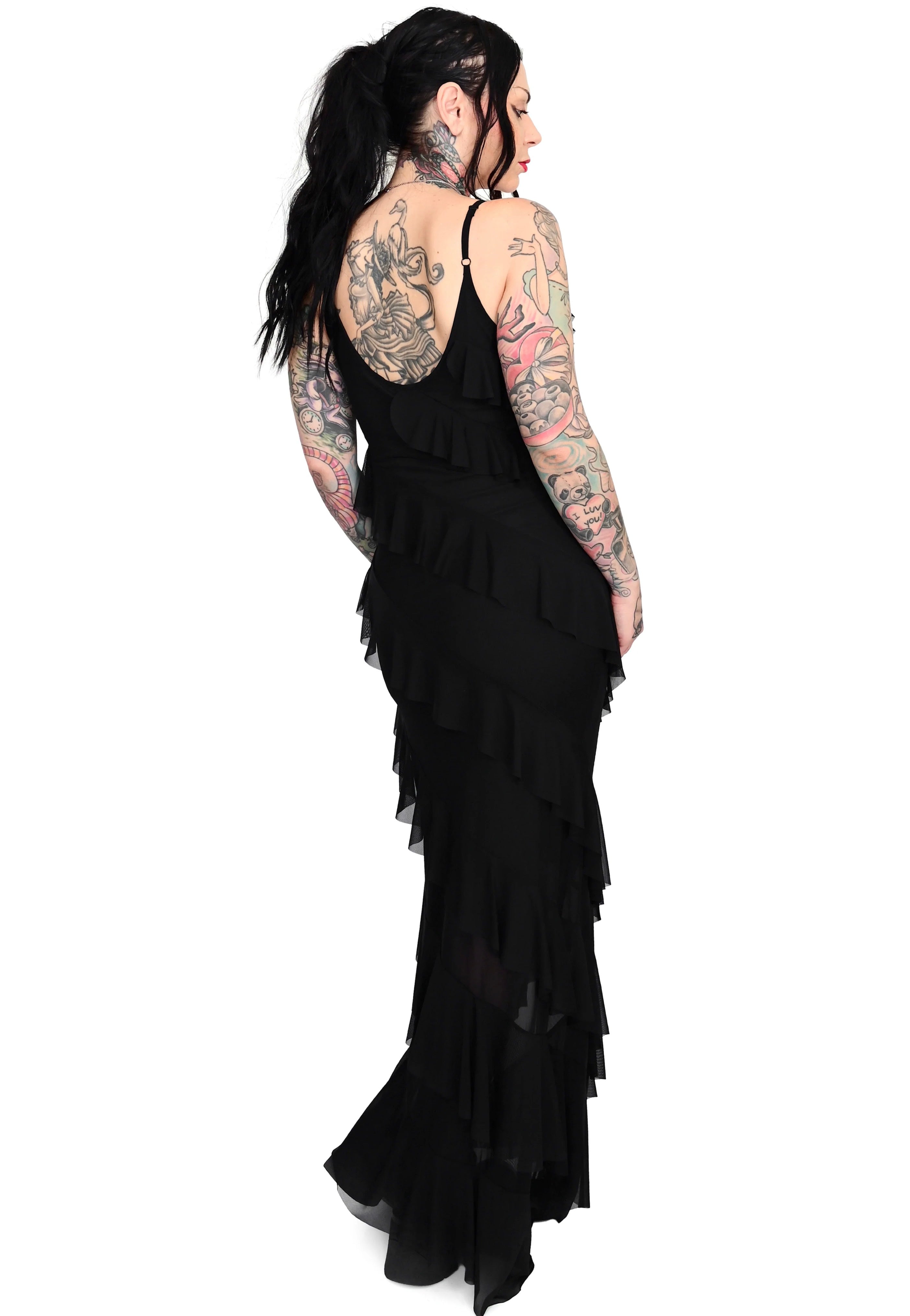 Foxblood - Sofia Maxi Black - Dress | Women-Image