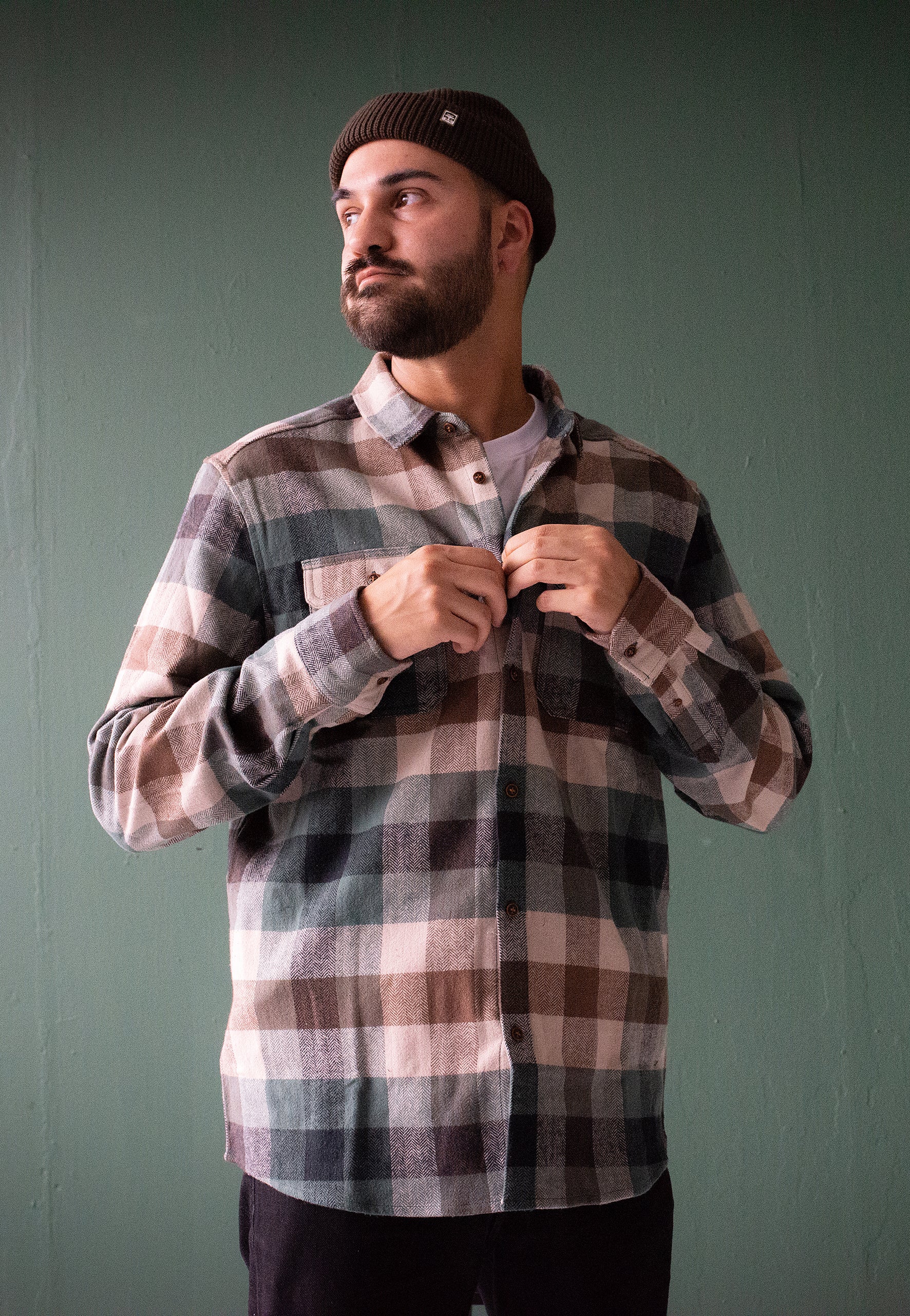 Iriedaily - Lumber Fella Jungle Green - Shirt | Men-Image