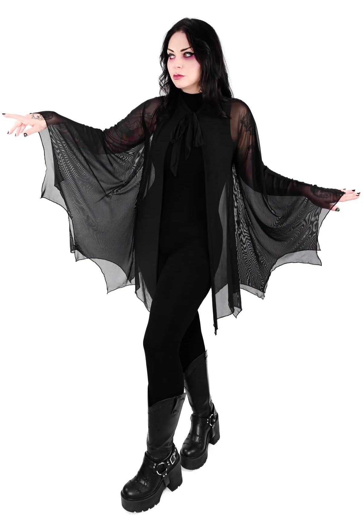 Foxblood - Nocturnal Black - Cloak | Women-Image