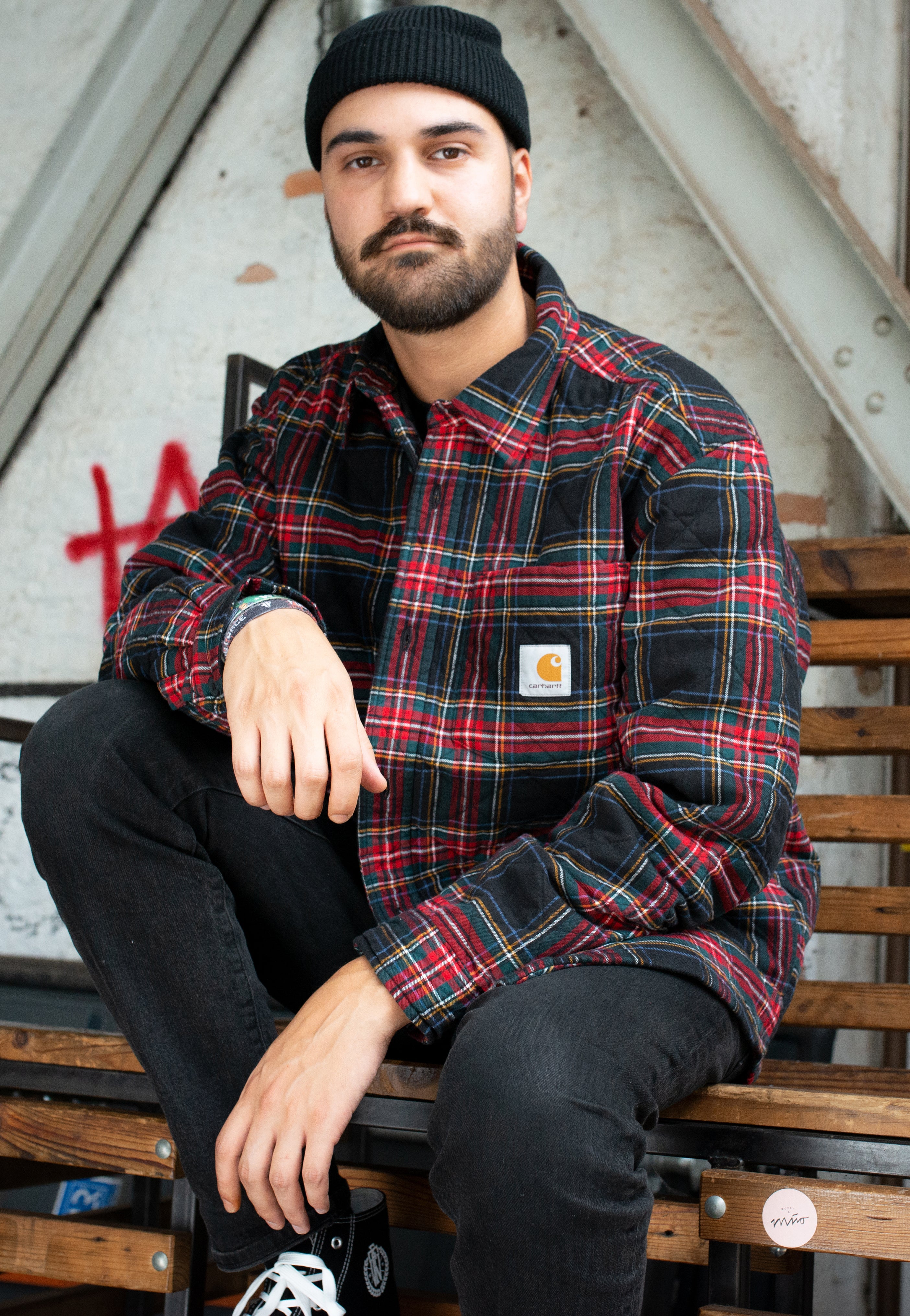 Carhartt WIP - Wiles Wiles Check/ Black - Jacket | Men-Image