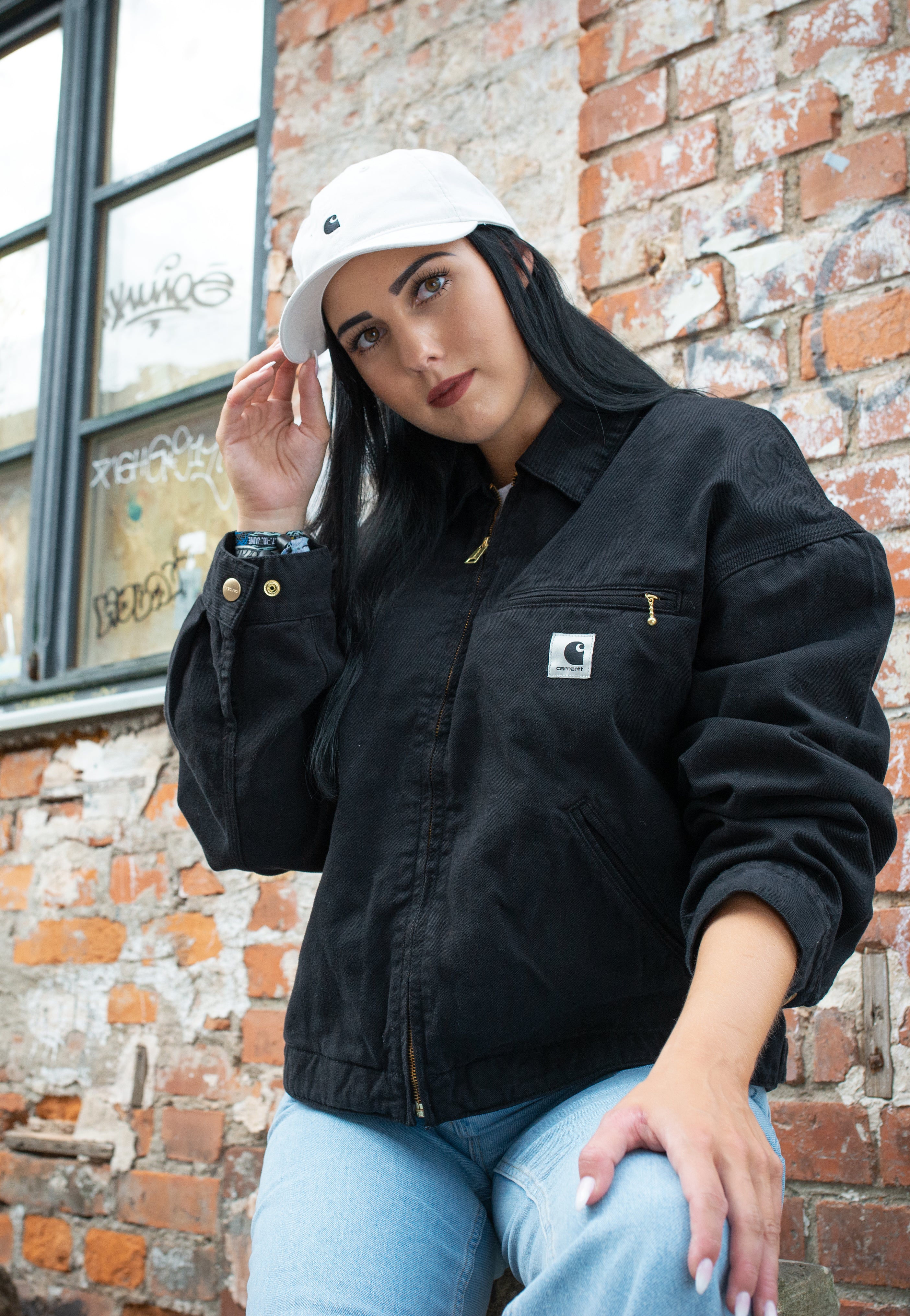 Carhartt WIP - W' Derby Garment Dyed Black - Jacket | Women-Image