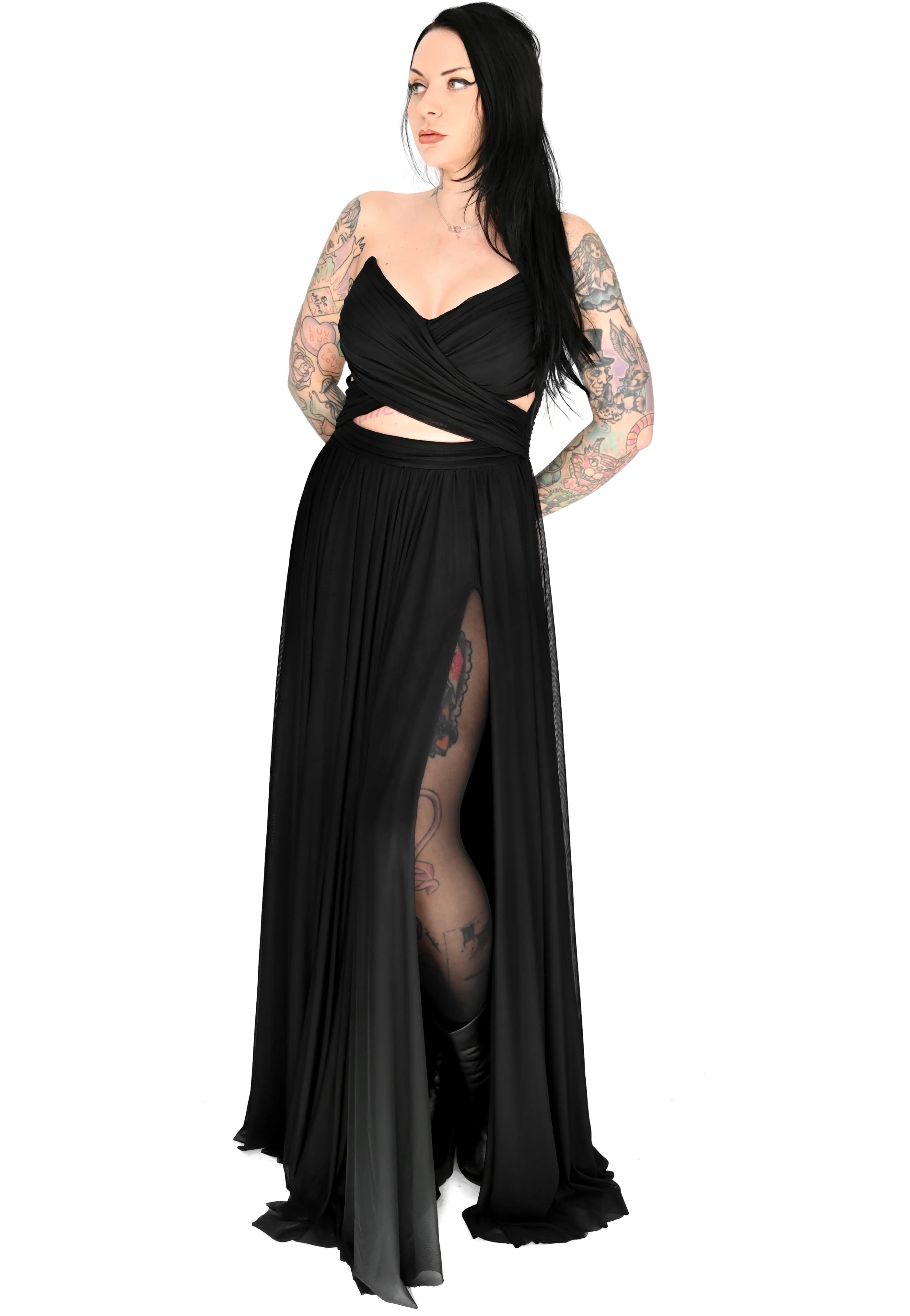 Foxblood - Hestia Gown Black - Dress | Women-Image