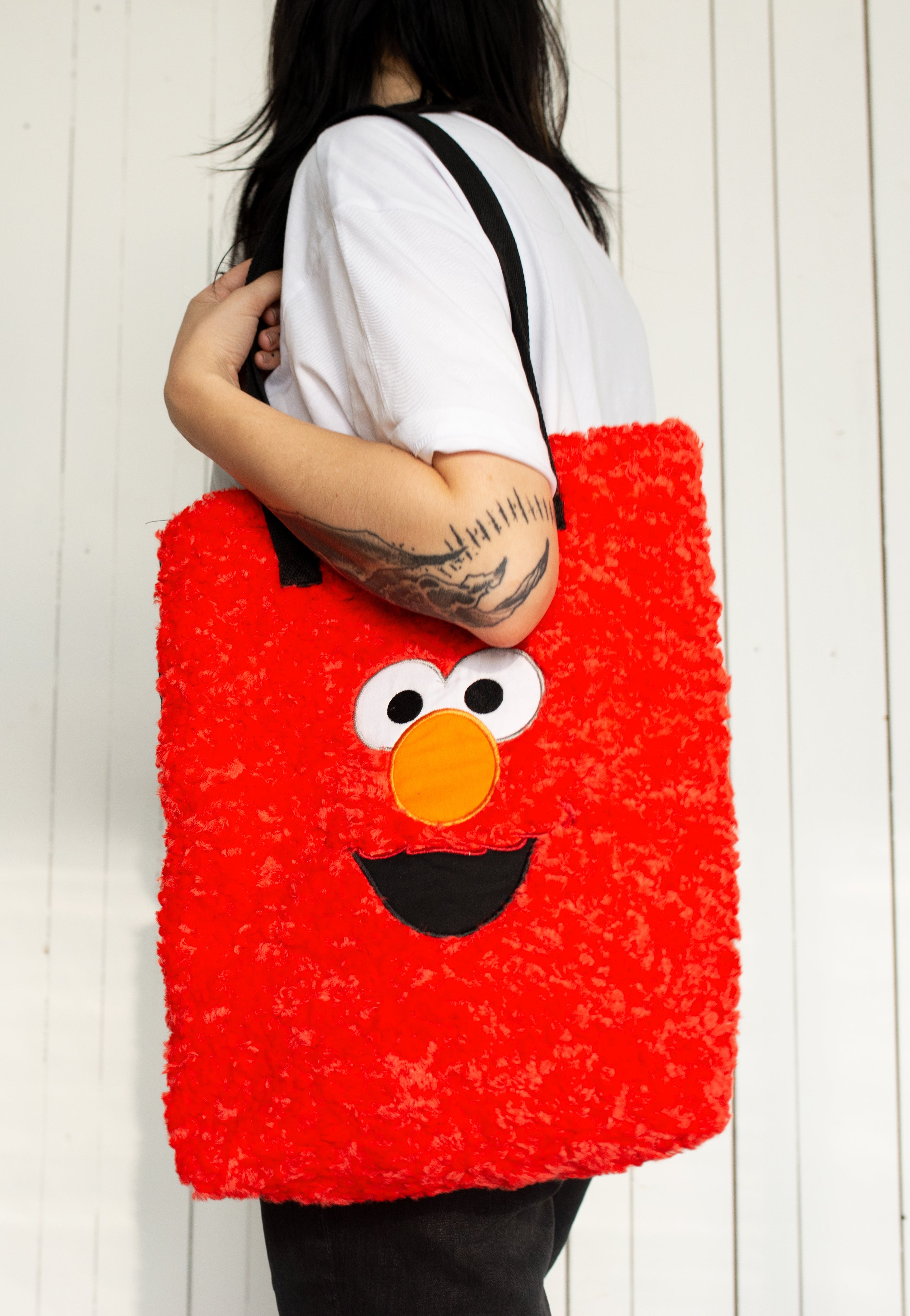 Sesame Street - Elmo Plush - Tote Bag | Neutral-Image