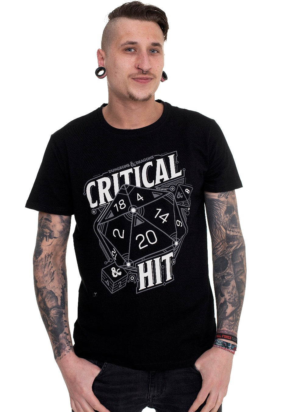 Dungeons & Dragons - Critical Hit - T-Shirt | Men-Image