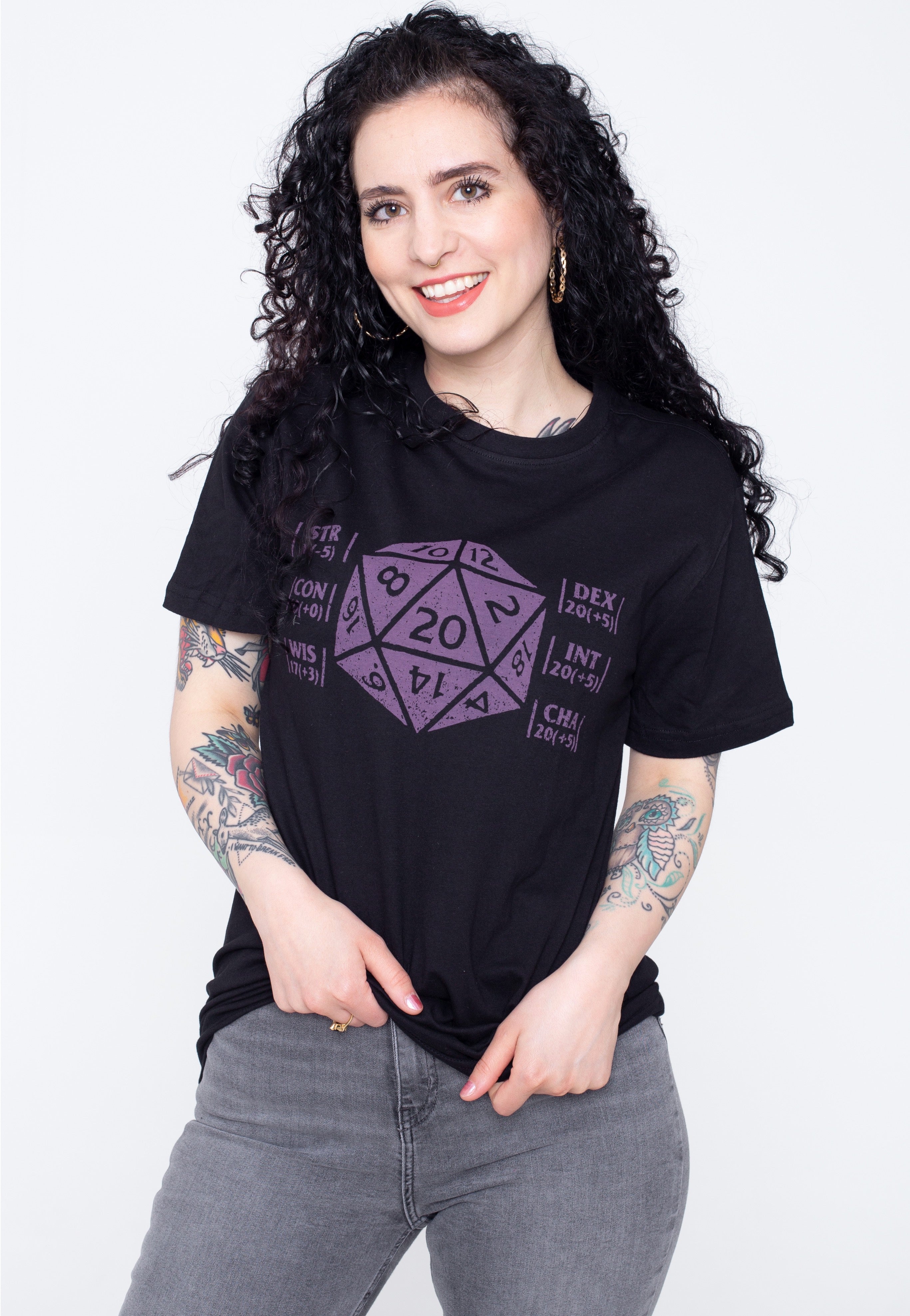 Dungeons & Dragons - Skull Backprint - T-Shirt | Women-Image