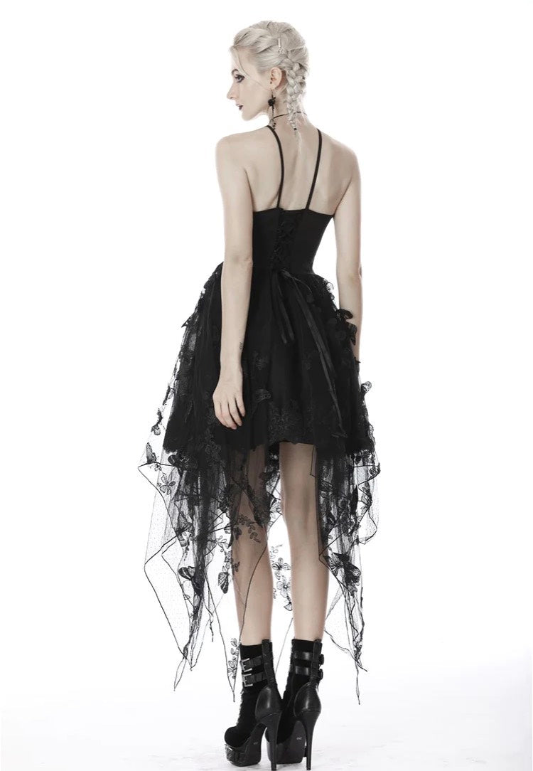 Dark In Love - Gothic Sexy Butterfly Strap - Dress | Women-Image