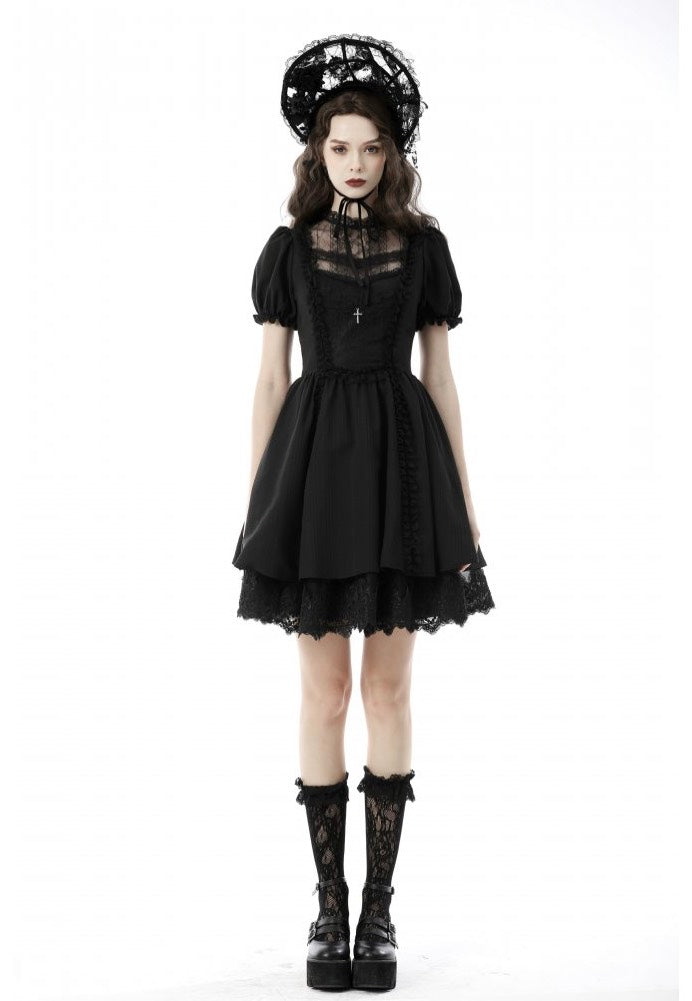 Dark in Love - Gothic Lolita Tulle Chest Doll - Dress | Women-Image