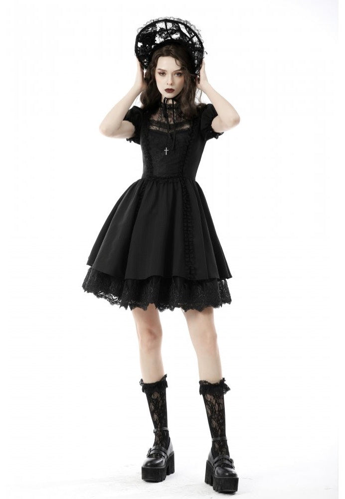 Dark in Love - Gothic Lolita Tulle Chest Doll - Dress | Women-Image