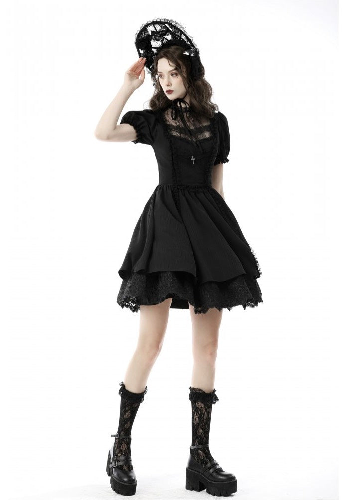 Dark in Love - Gothic Lolita Tulle Chest Doll - Dress | Women-Image