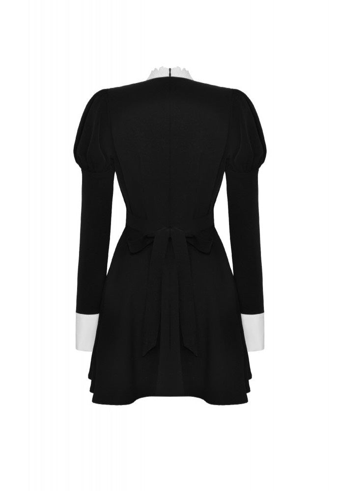 Dark In Love - Princess Neck Contrast Bubble - Dress | Women-Image