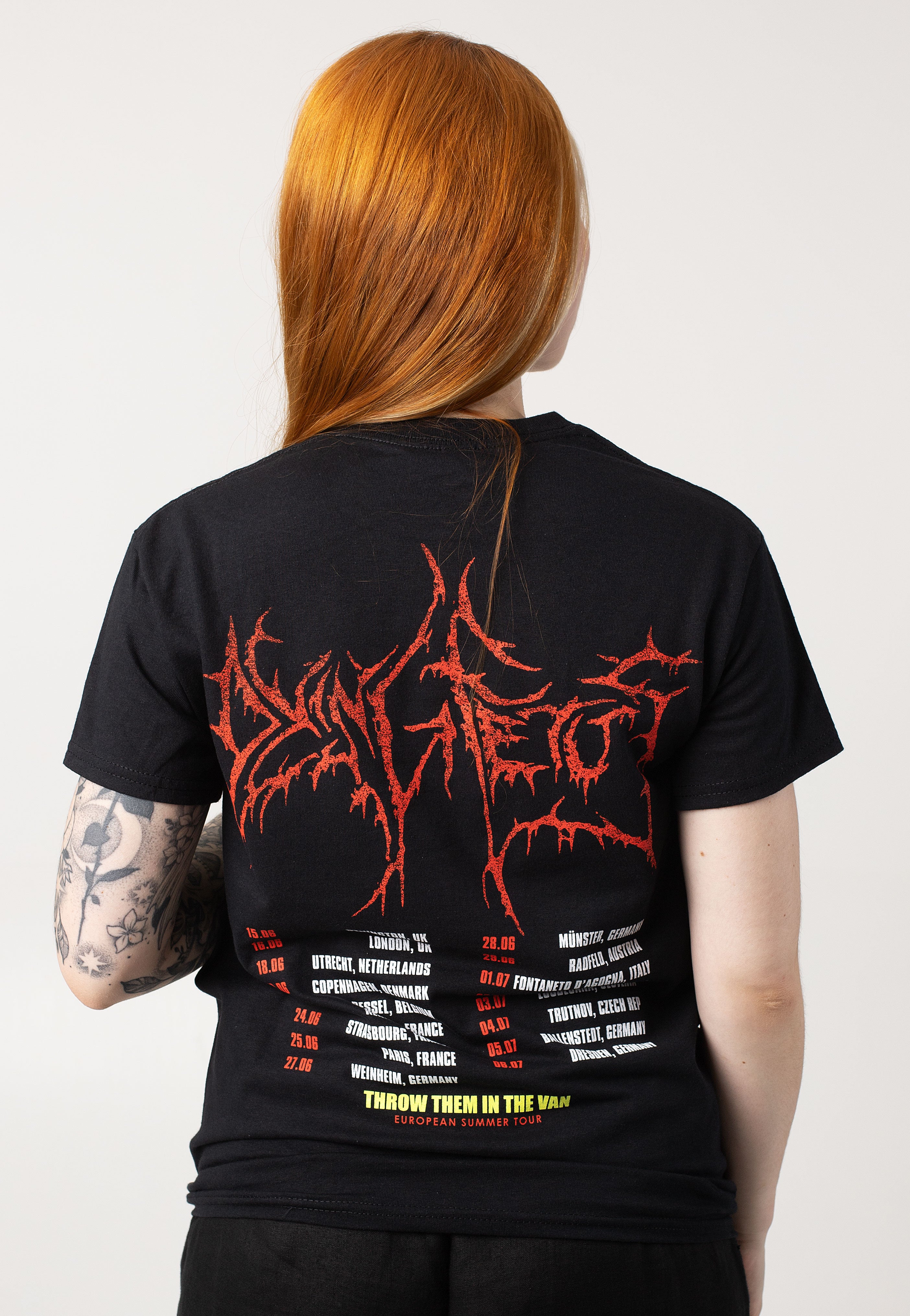 Dying Fetus - Throw Them In The Van Tour - T-Shirt | Women-Image