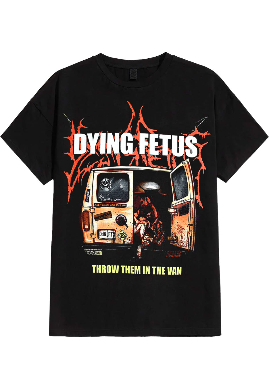 Dying Fetus - Throw Them In The Van Tour - T-Shirt | Neutral-Image