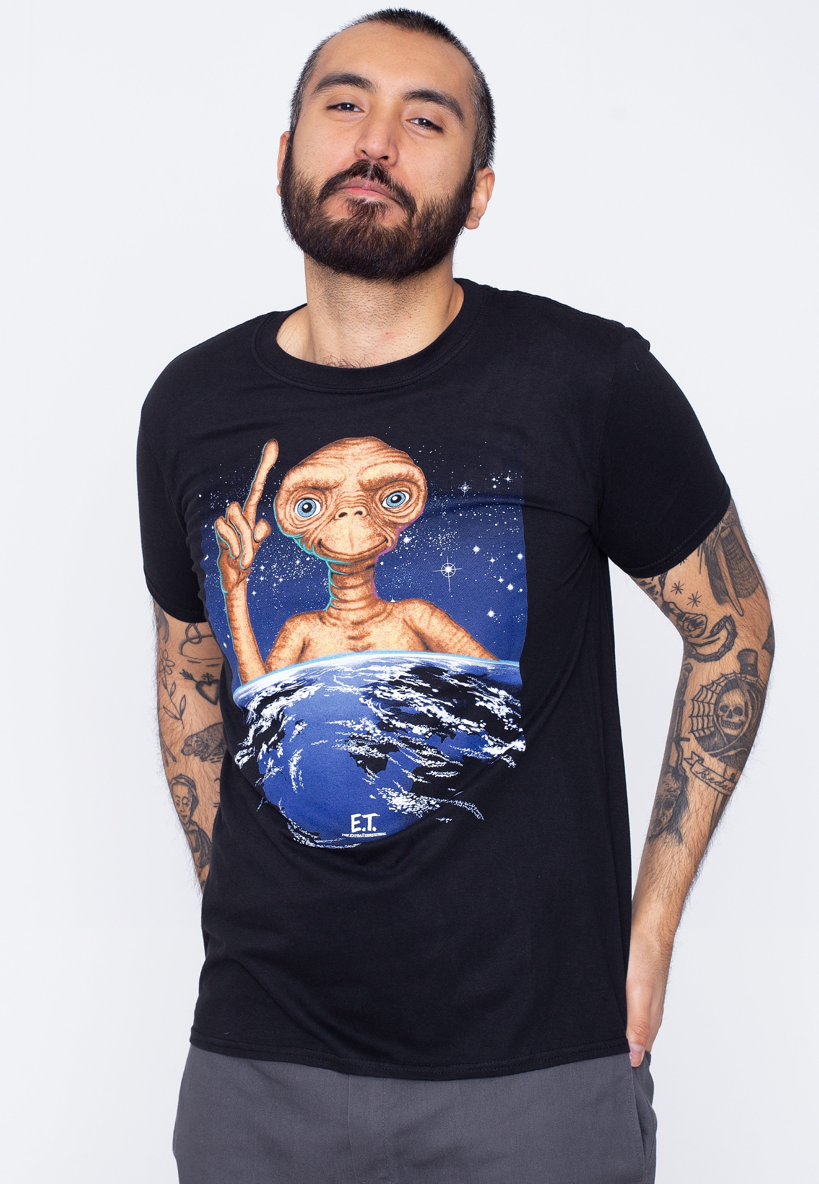 E.T. The Extra Terrestrial - Pointing Up - T-Shirt | Men-Image