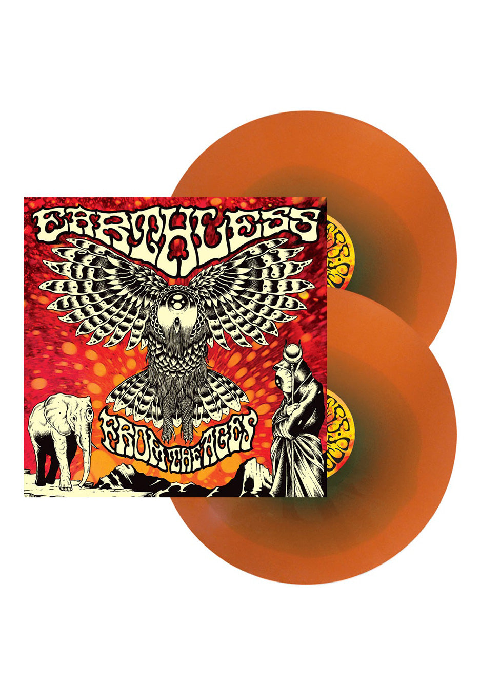 Earthless - From The Ages Blue Orange Crush Swirl - Colored 2 Vinyl | Neutral-Image