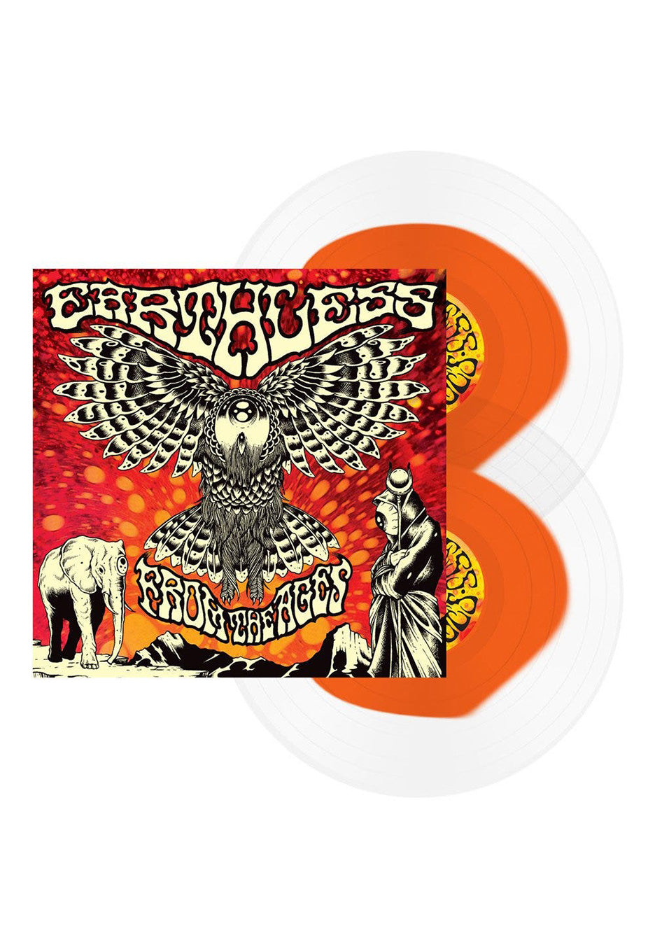 Earthless - From The Ages Clear Orange Crush Swirl - Colored 2 Vinyl | Neutral-Image